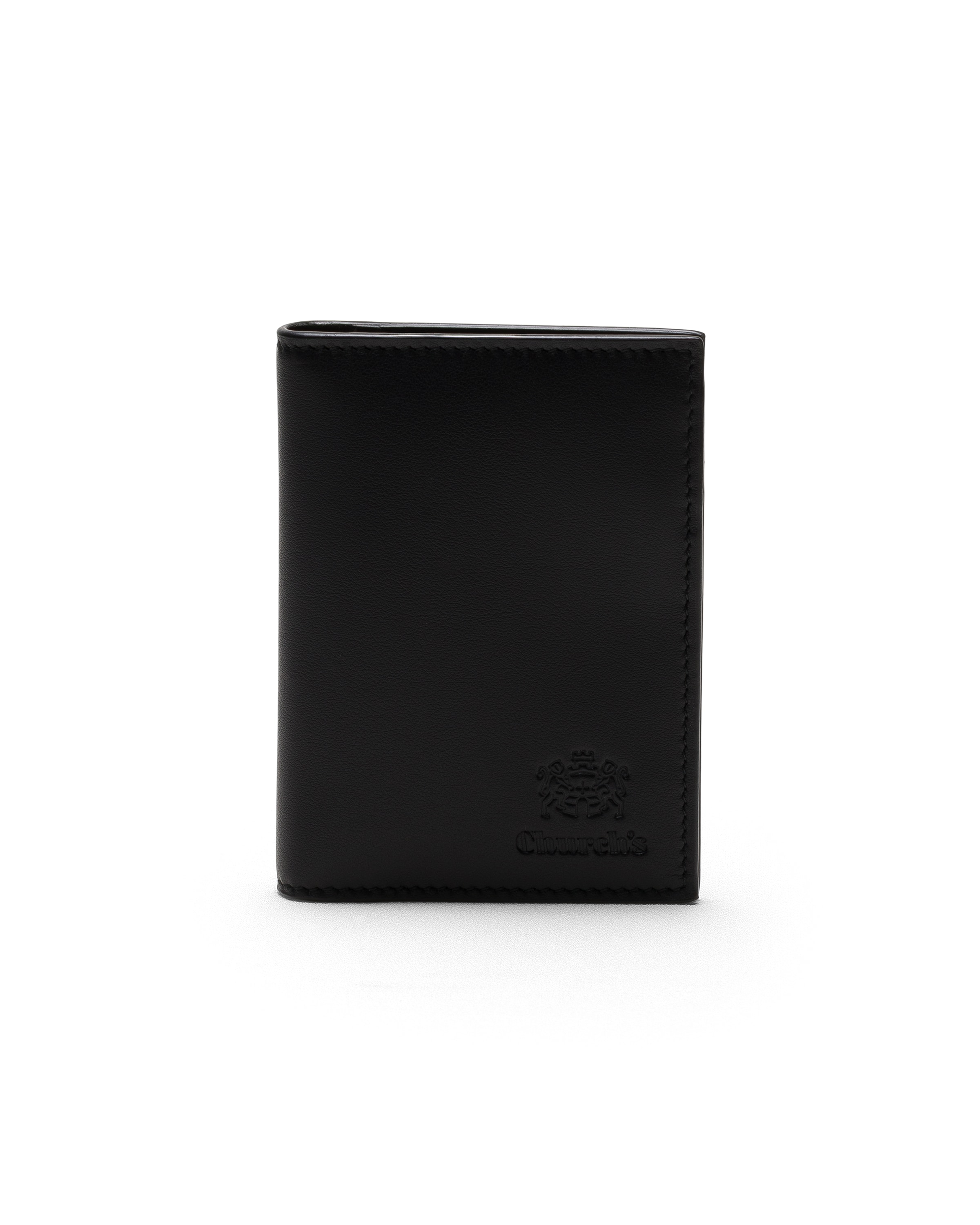 Church Soft Calfskin Card Holder, Man, Black