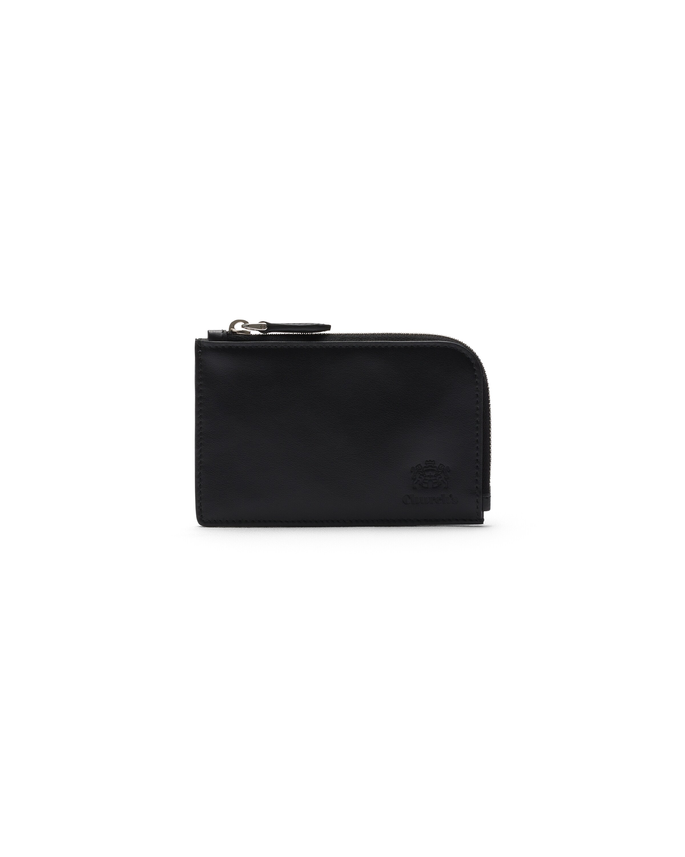 Church Soft Calfskin Card Holder, Man, Black