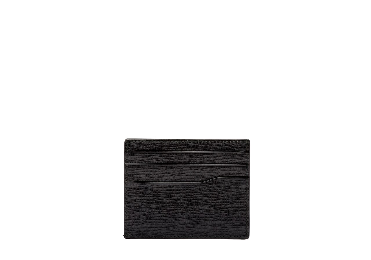 St James Leather 6 Card Holder Black | Church's