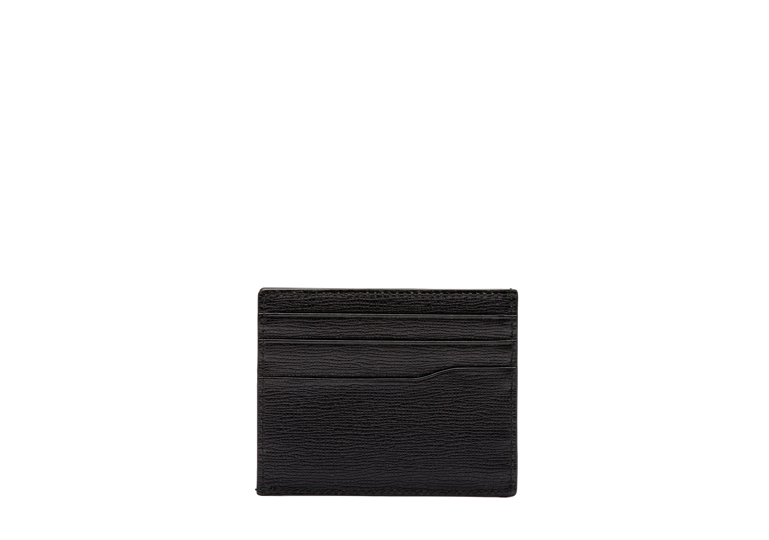 Card holder Church's Porte-cartes 6 cartes en cuir St. James Noir