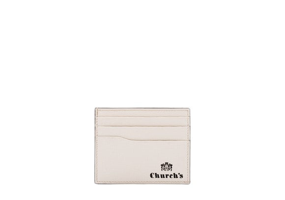Church's Card holder St James Leather 6 Card Holder Chalk white/black