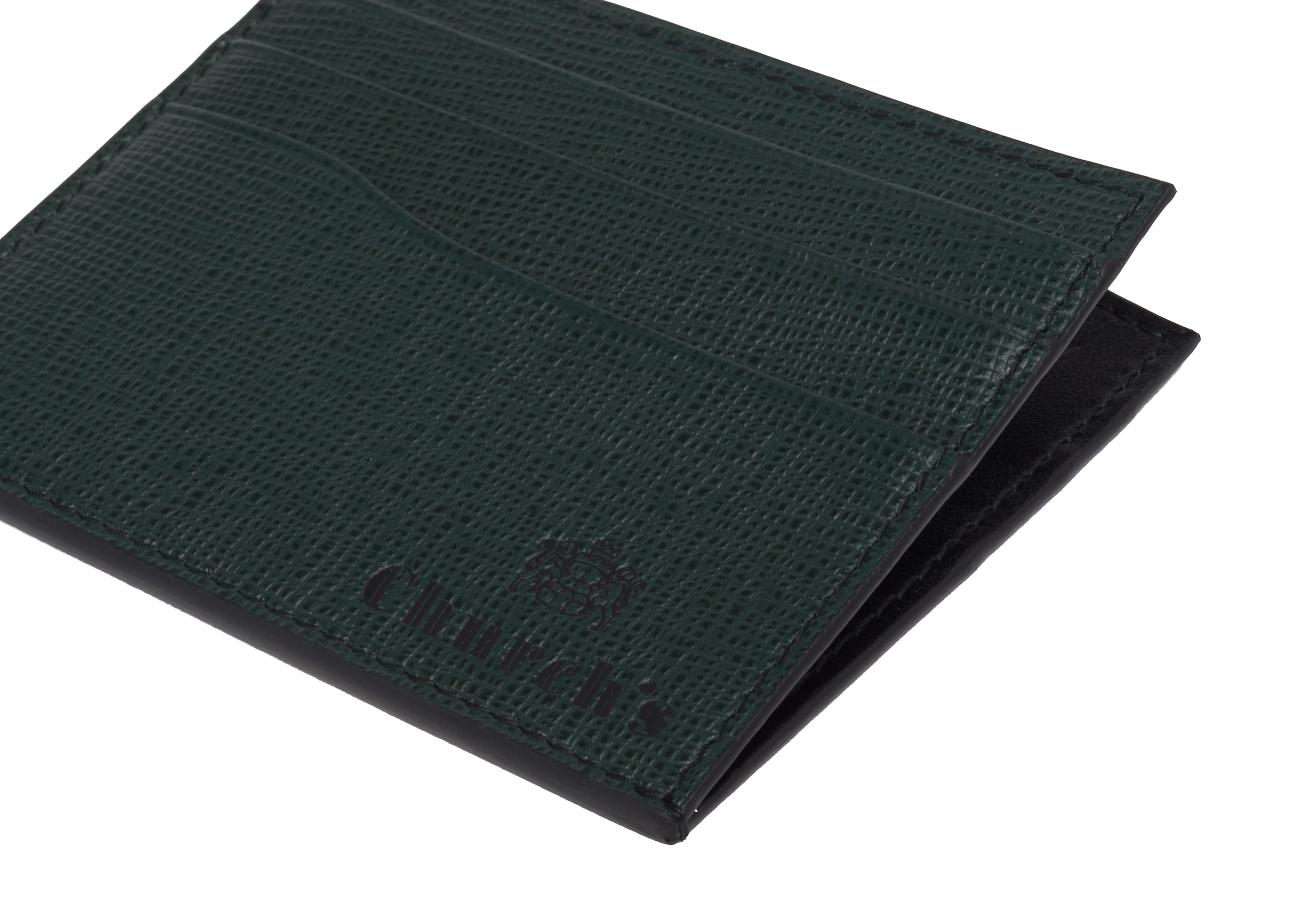 Card holder Church's St Jamesレザー 6カードホルダー グリーン