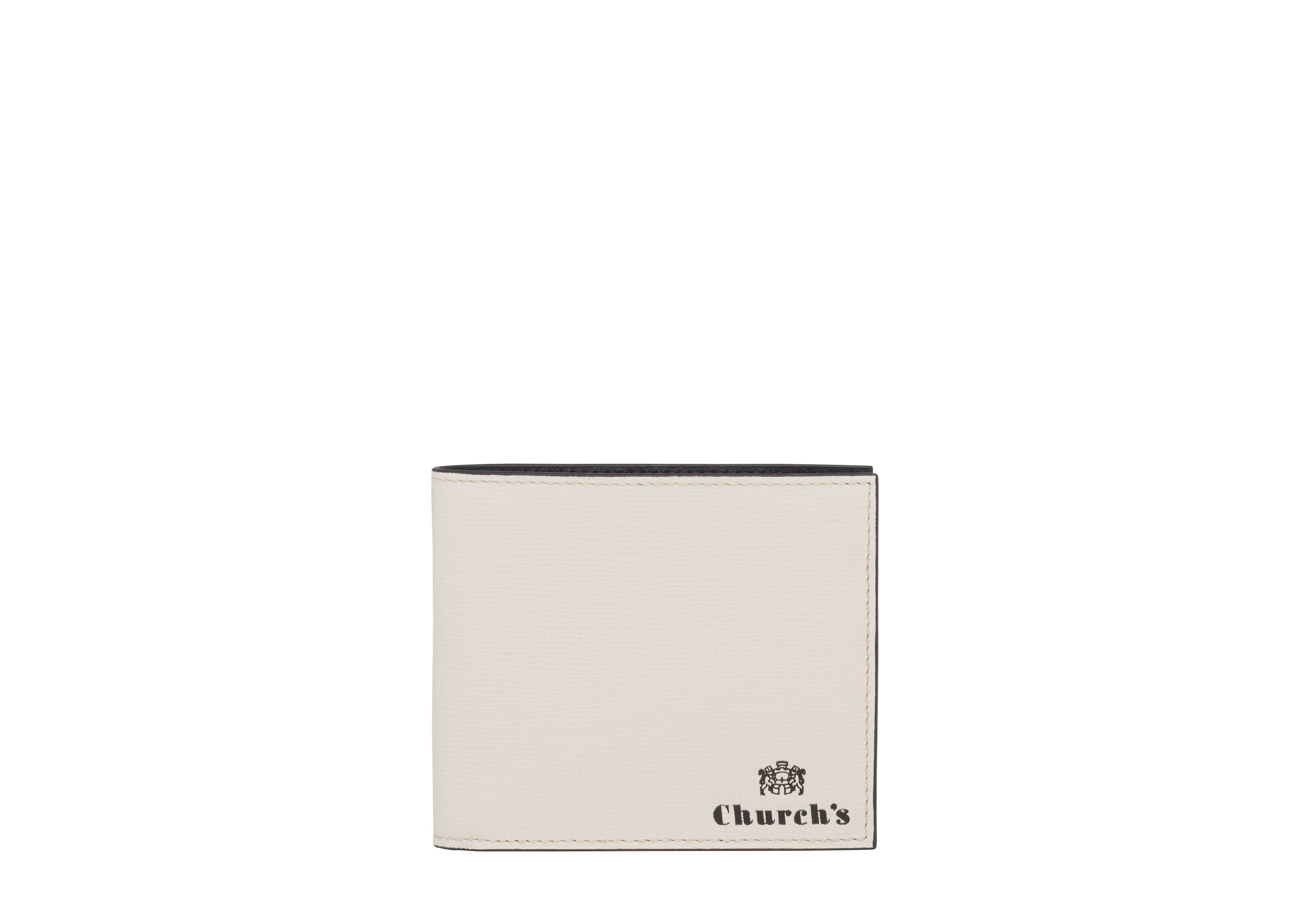 Billfold coin wallet Church's Portefeuille et monnaie 4 cartes en cuir St. James Neutre