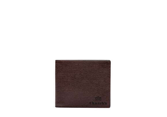 Church's Billfold coin wallet St James Leather 4 Card & Coin Wallet Coffee