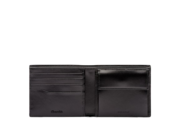 Church's Billfold coin wallet St James Leather 4 Card & Coin Wallet Coffee