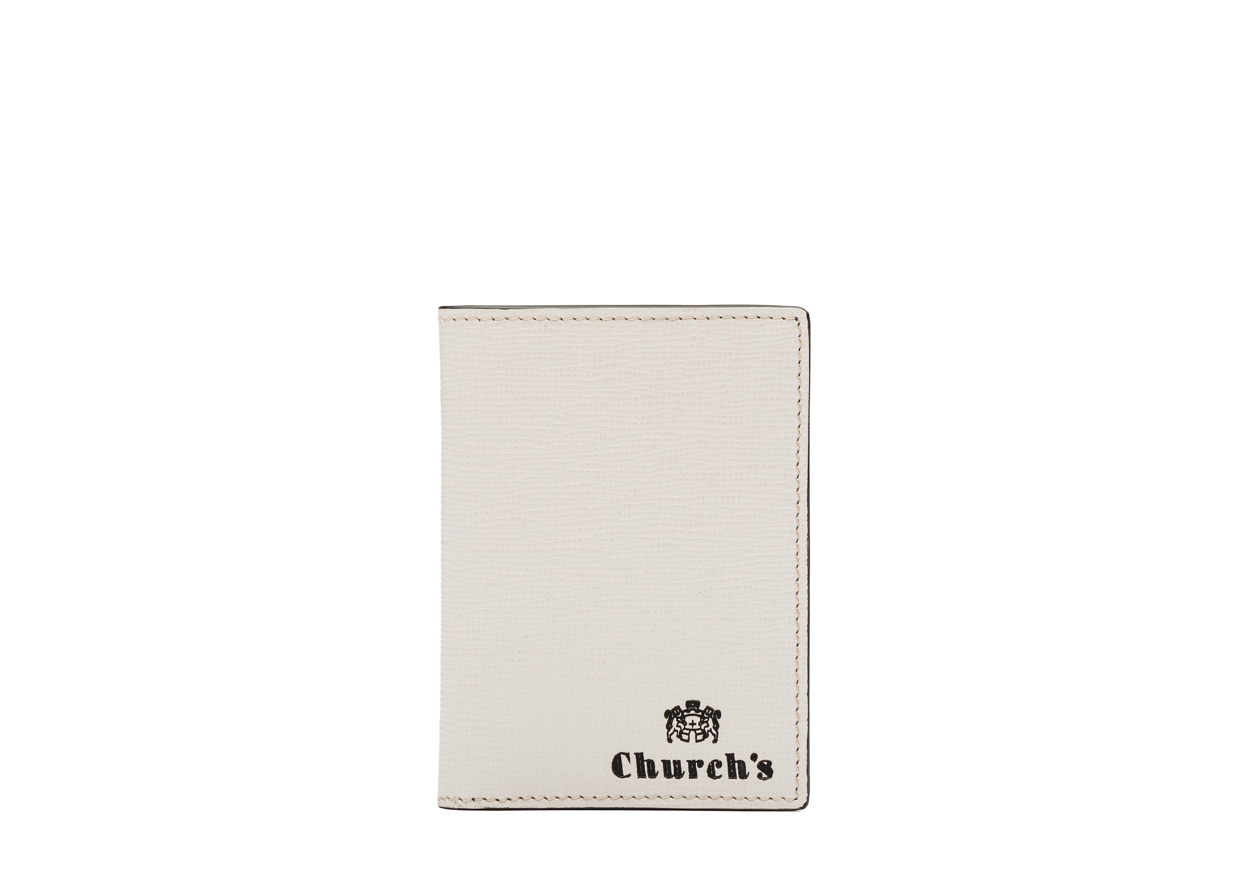 Folded cardholder Church's Portacarte in pelle St. James Neutro