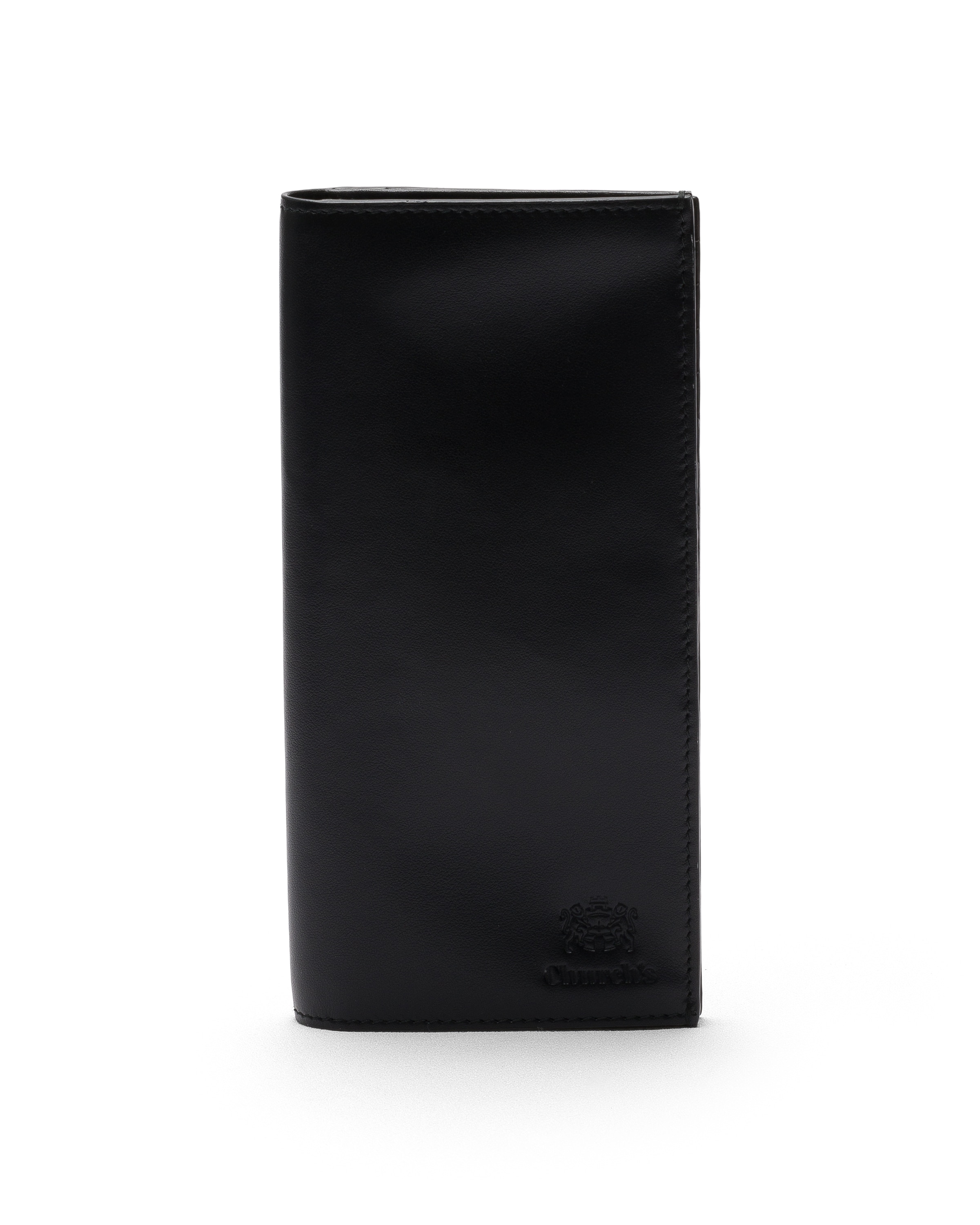 Church Large Soft Calfskin Coat Wallet, Man, Black
