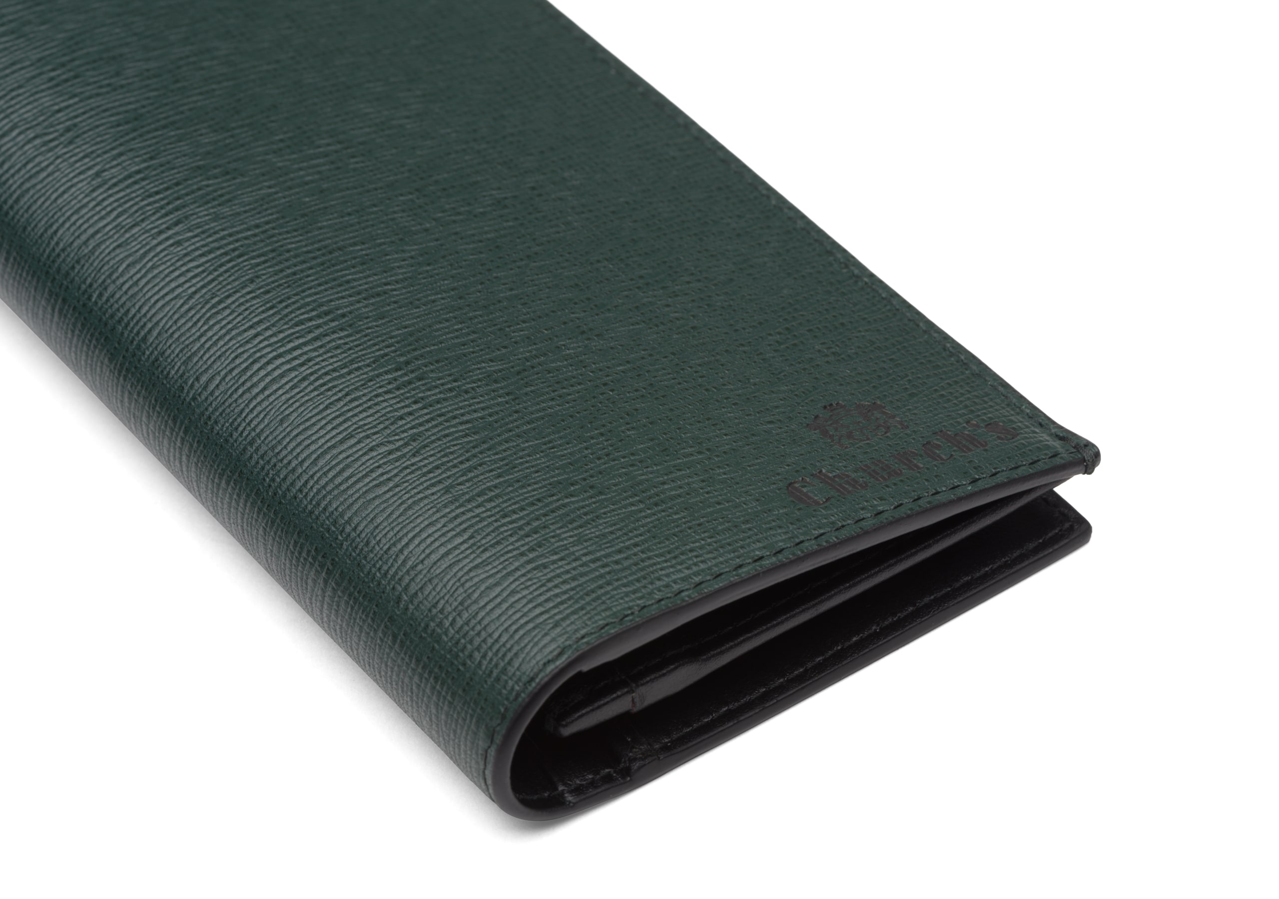 Coat wallet Portafoglio verticale in pelle St. James Verde | Church's