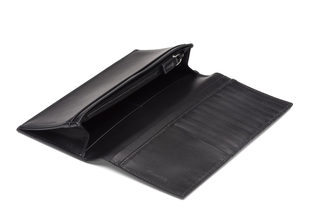 Man's Coat wallet St James Leather Coat Wallet Brown Church's