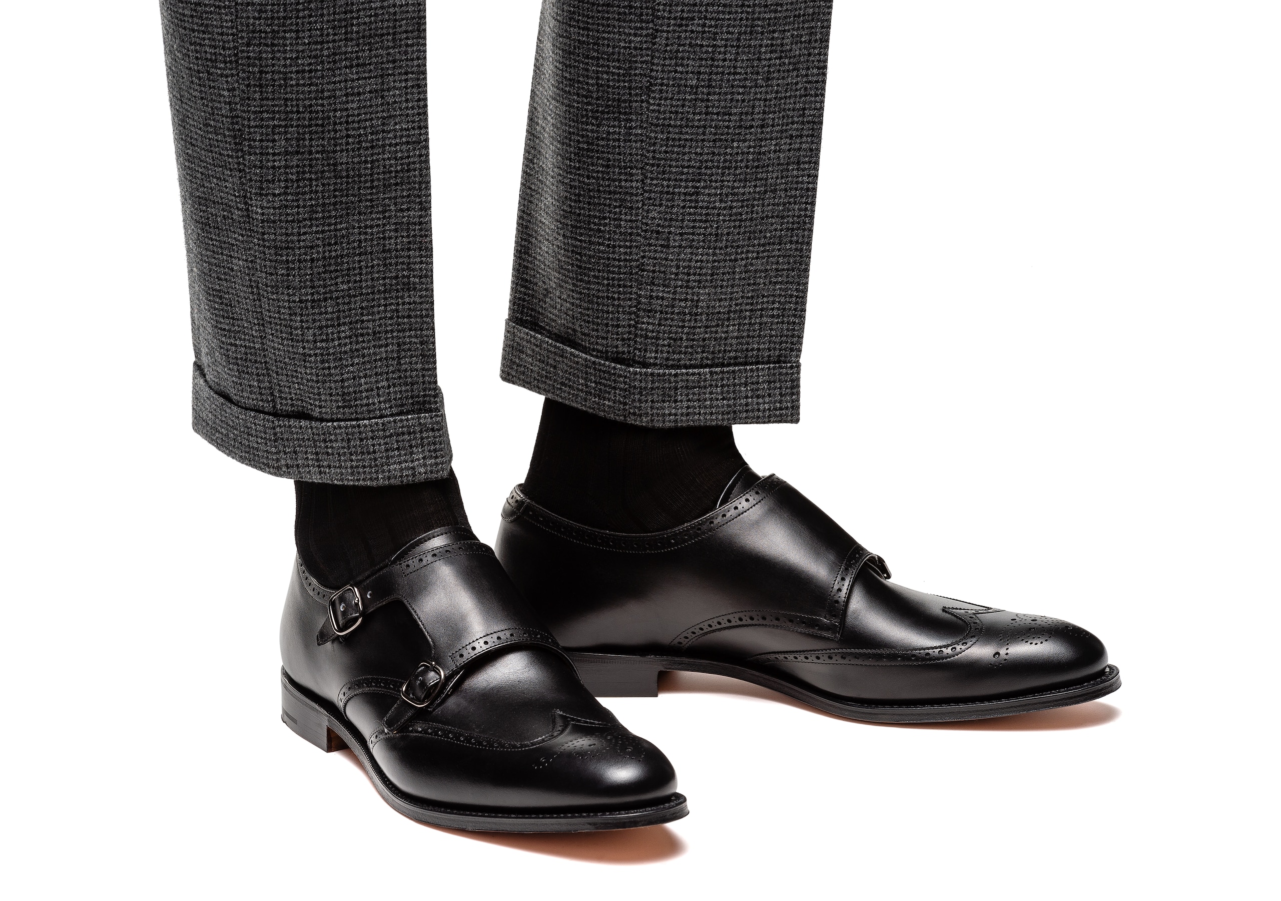 Chicago Church's Richelieu à Boucle en Cuir de Veau Noir