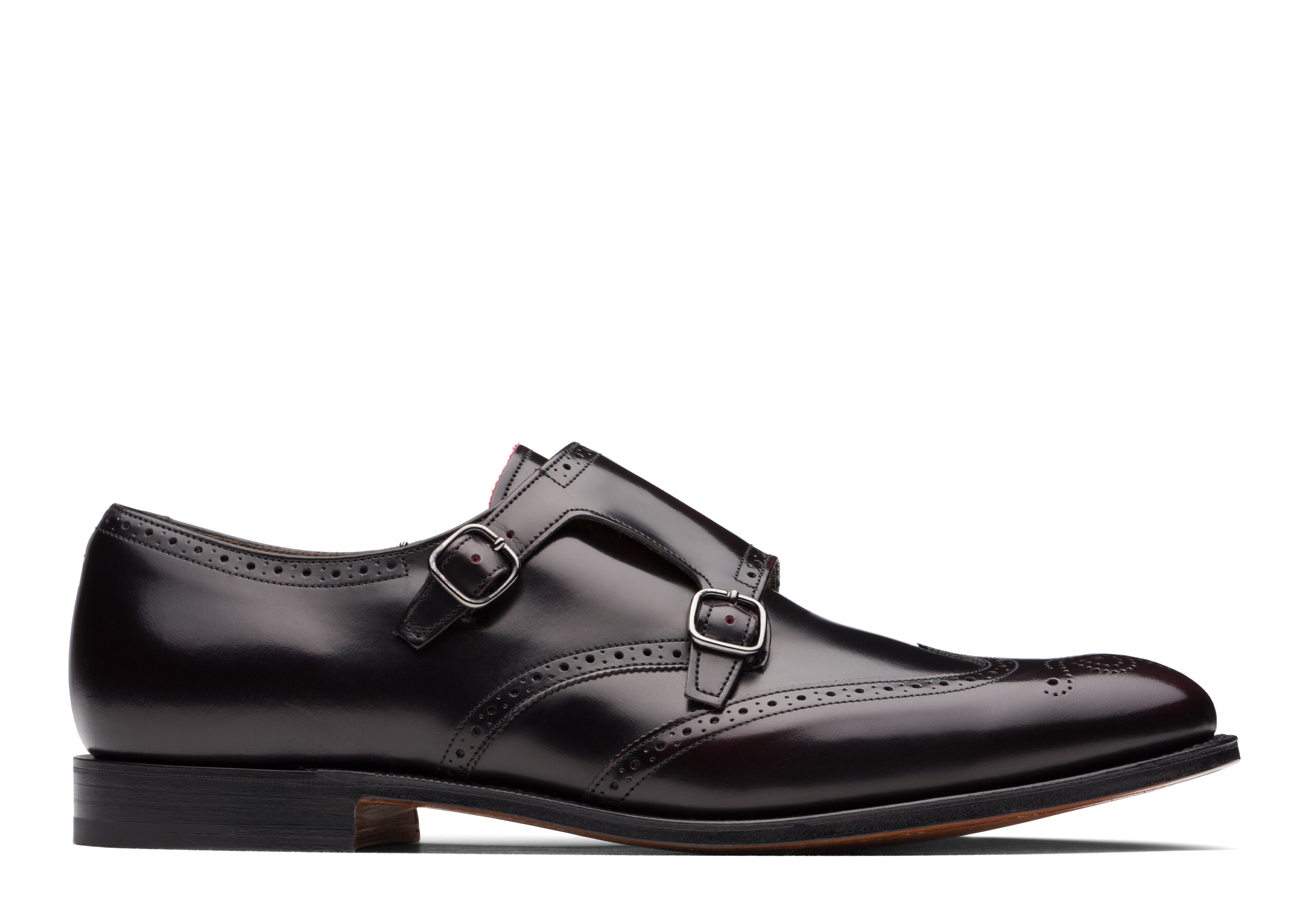 Monk Strap Brogue Burgundy 