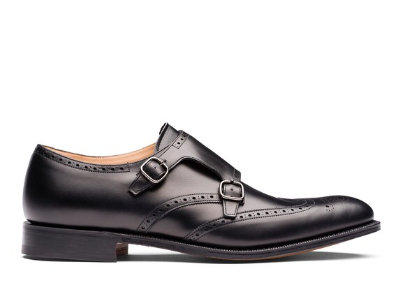 Church's Chicago Calf Leather Monk Strap Brogue Black