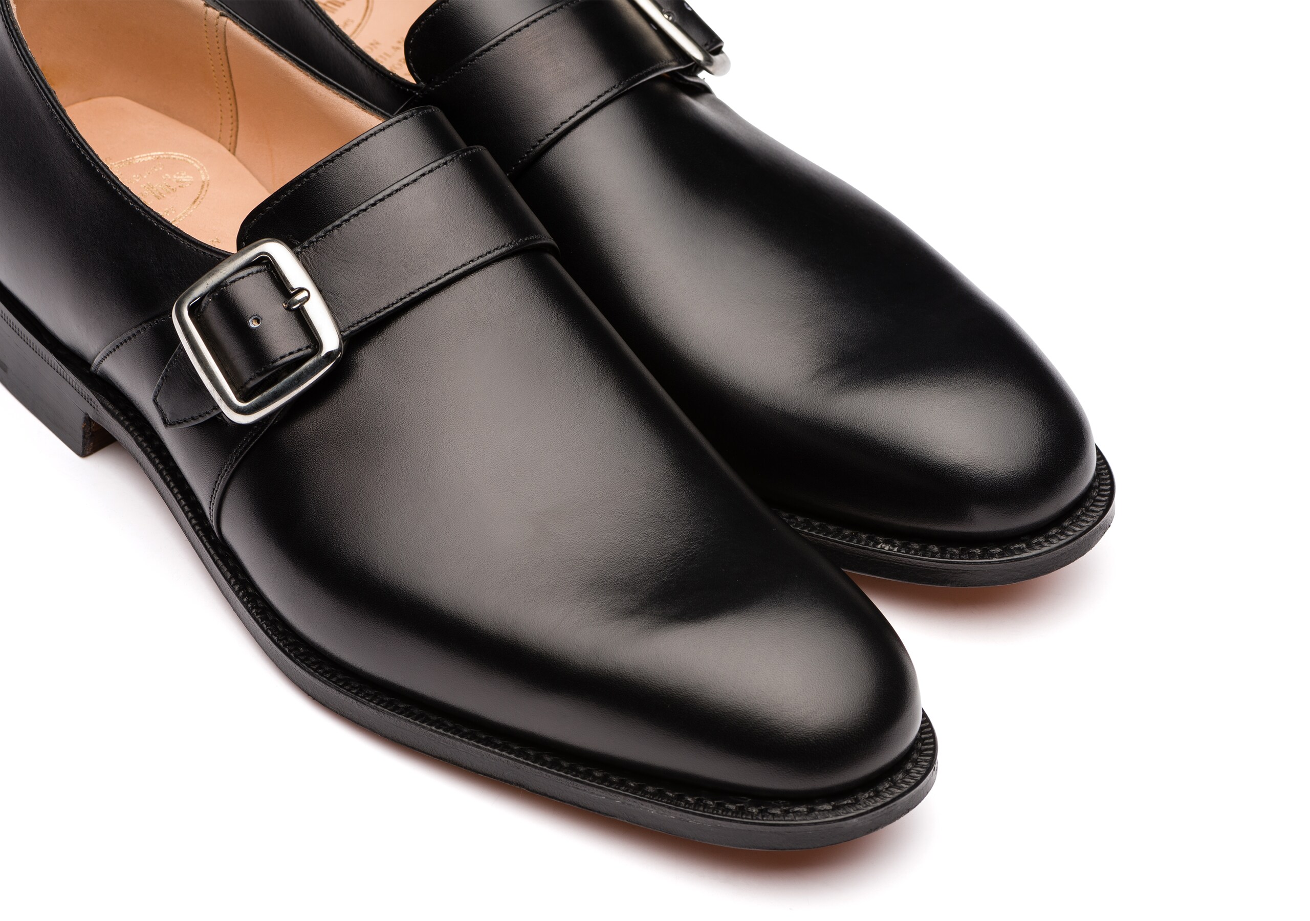 Westbury 173 Church's Calf Leather Monk Strap Black