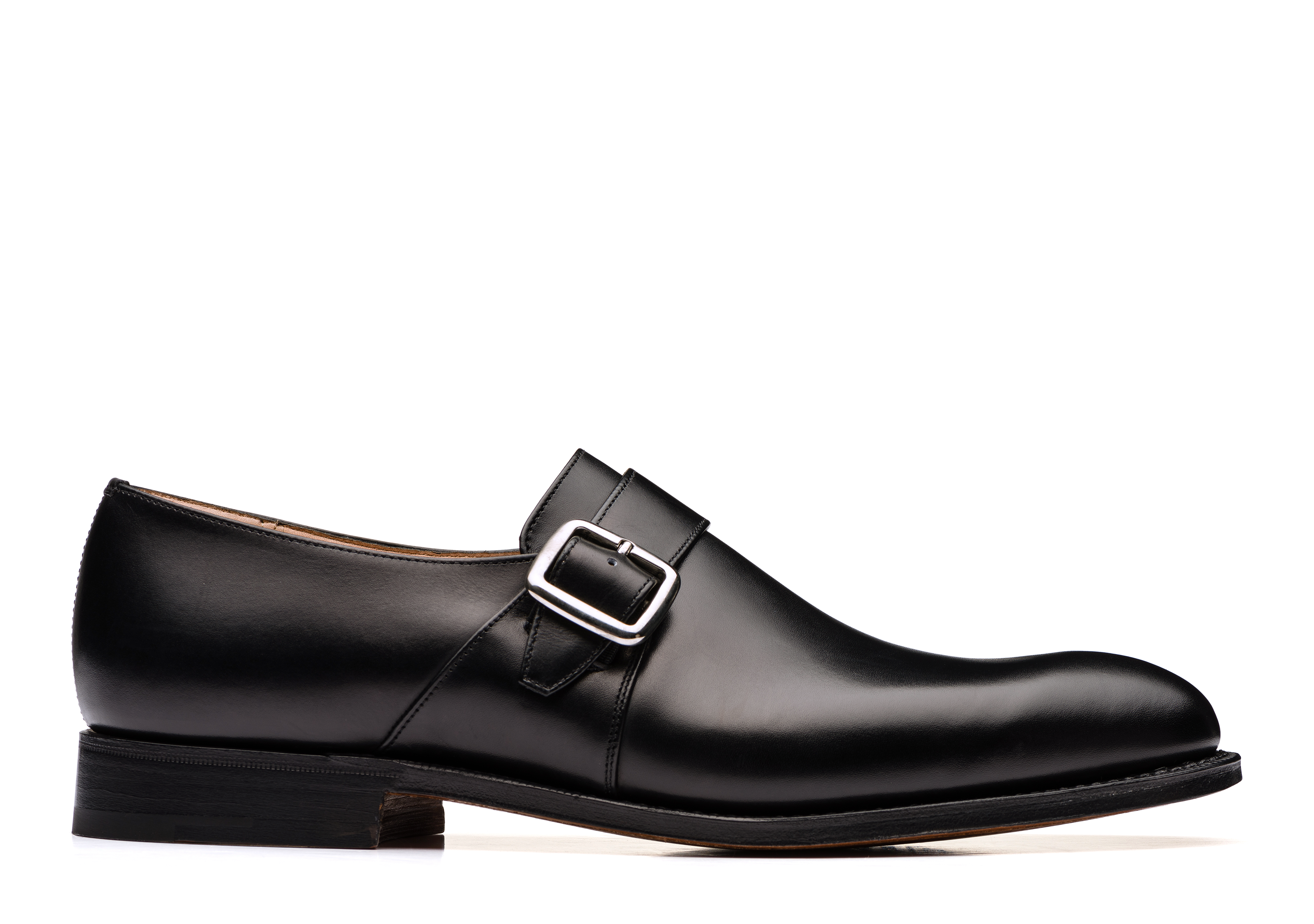 Men s Calf Leather Monk Strap Black Church s