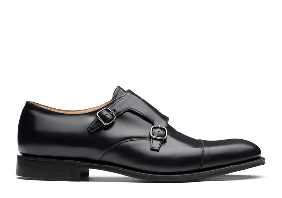 Church's Detroit Polished Binder Monk Strap Black