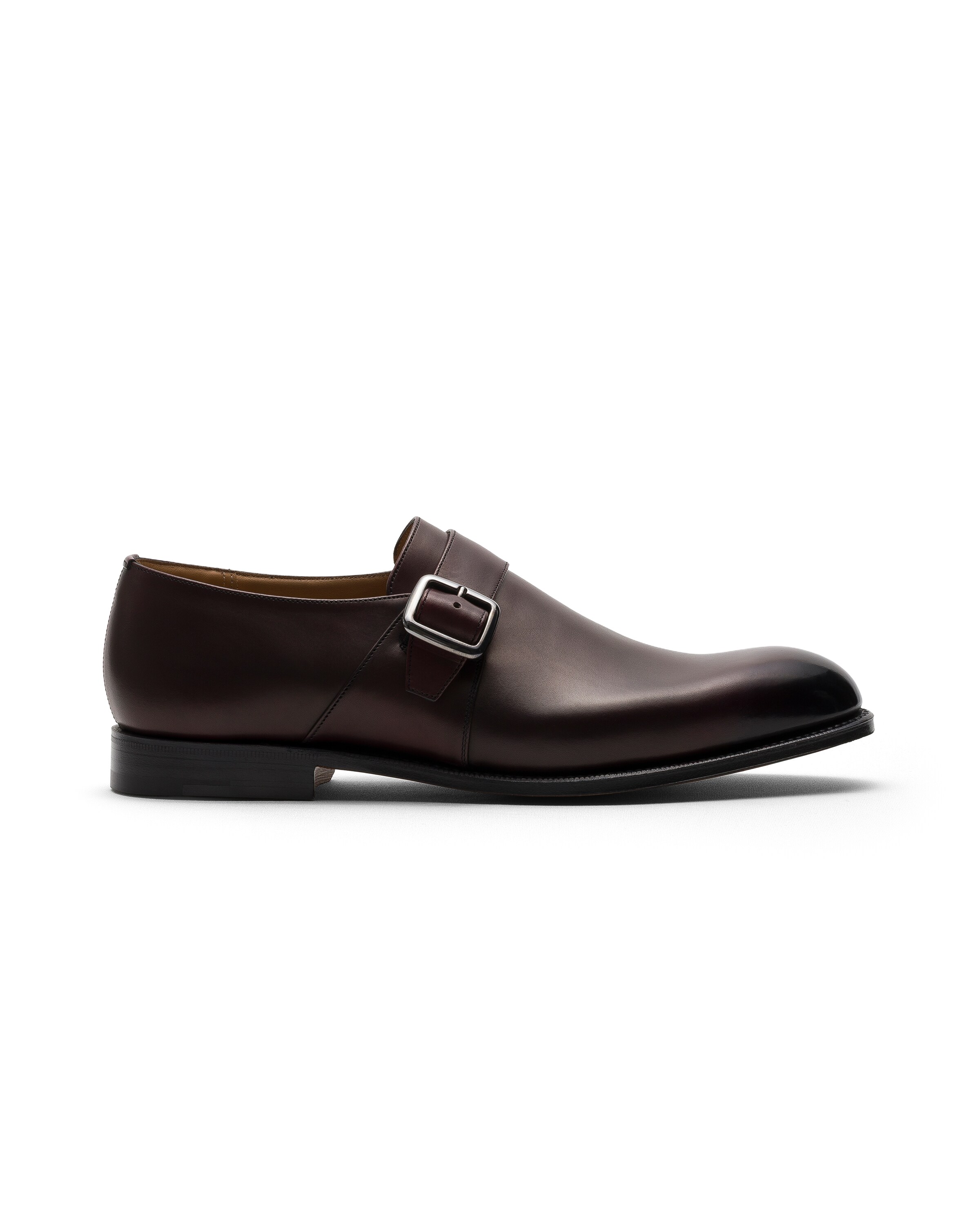 Church Chaussure À Boucle En Cuir De Veau Blanchi, Homme, Bordeaux, Taille 6,5