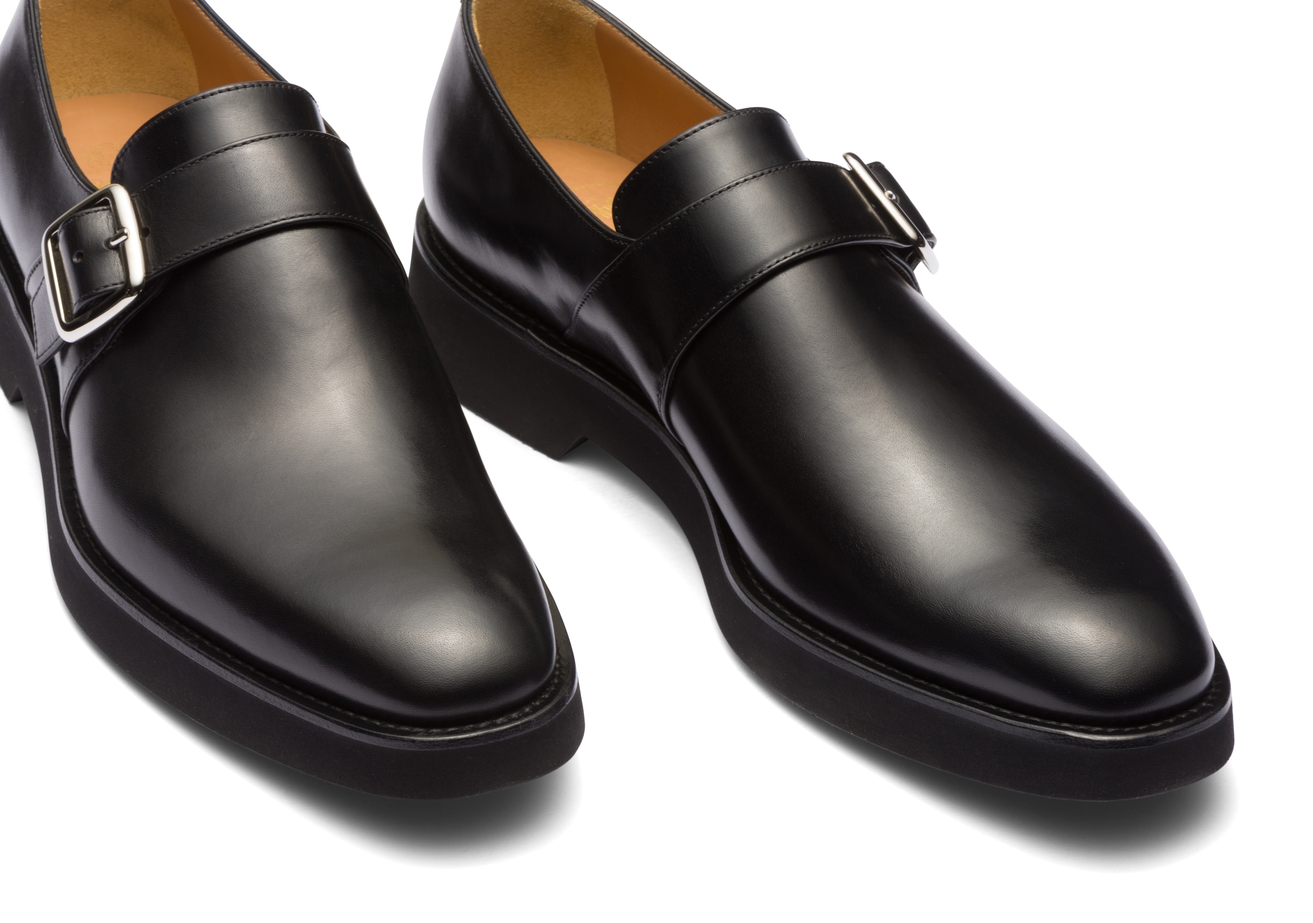 Westbury l Church's Calf Leather Monk Strap Black