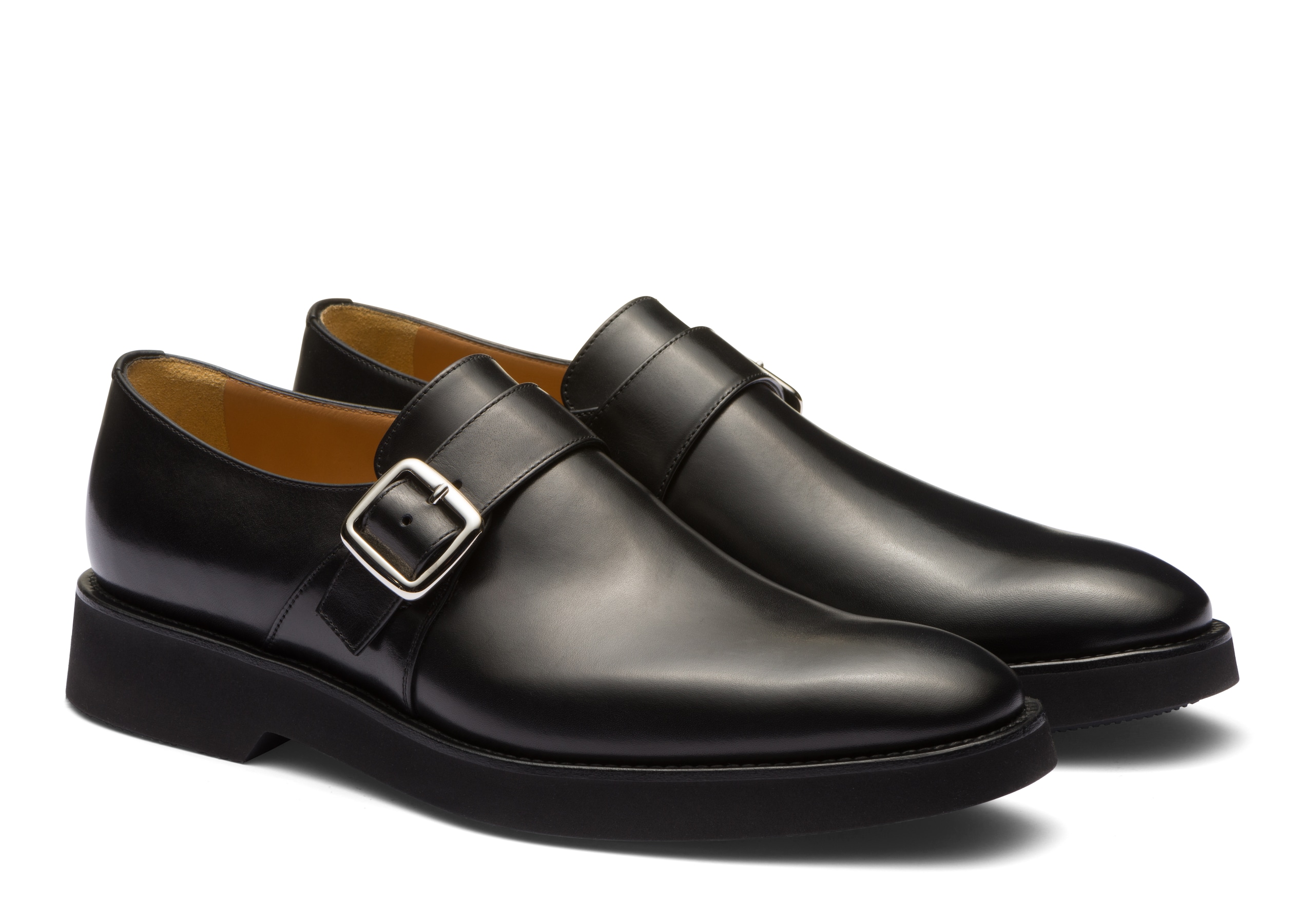 Westbury l Church's Calf Leather Monk Strap Black