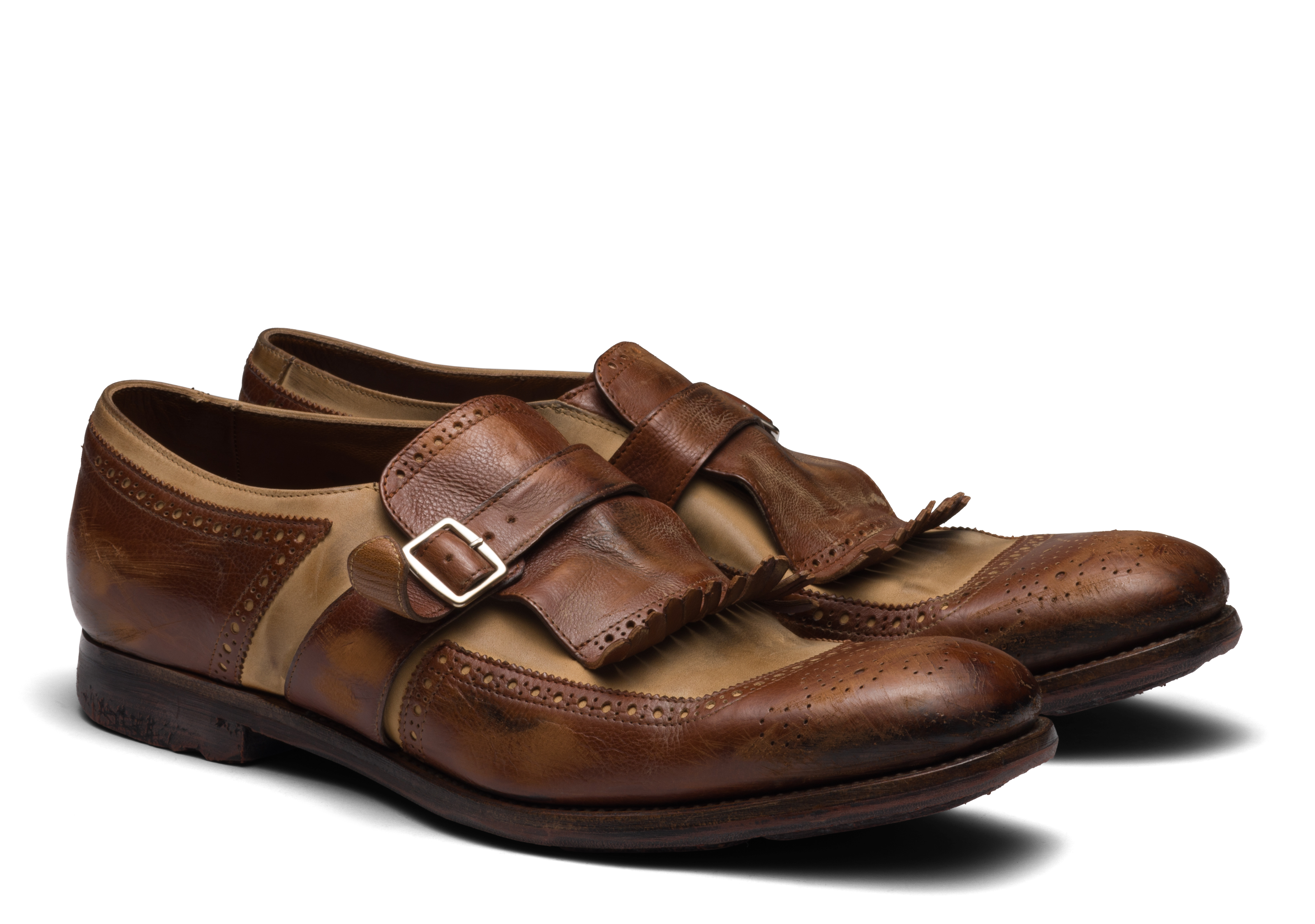 Men's Glacè calf and Nabuk Loafer Brown | Church's