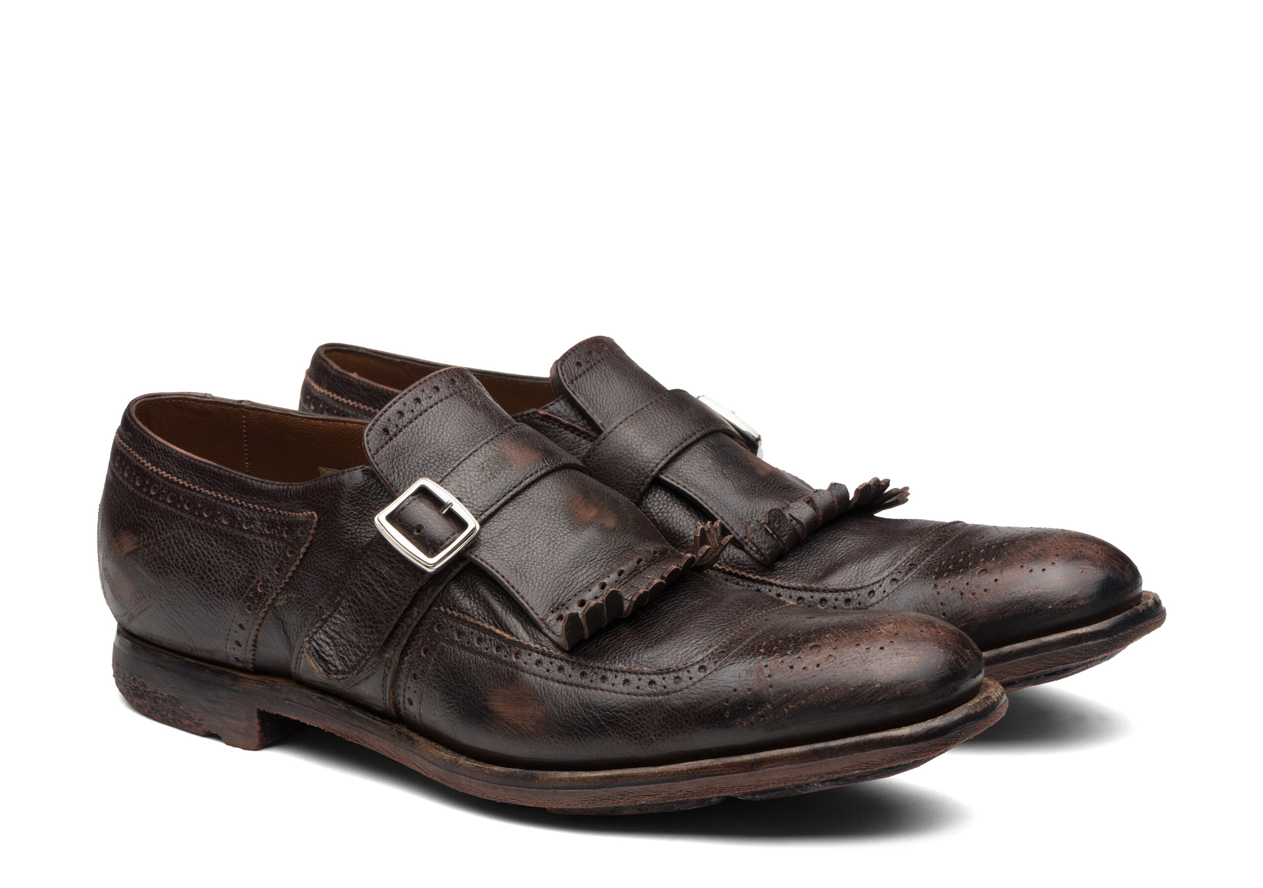 Man's Shanghai Glacè Calf Loafer Brown | Church's