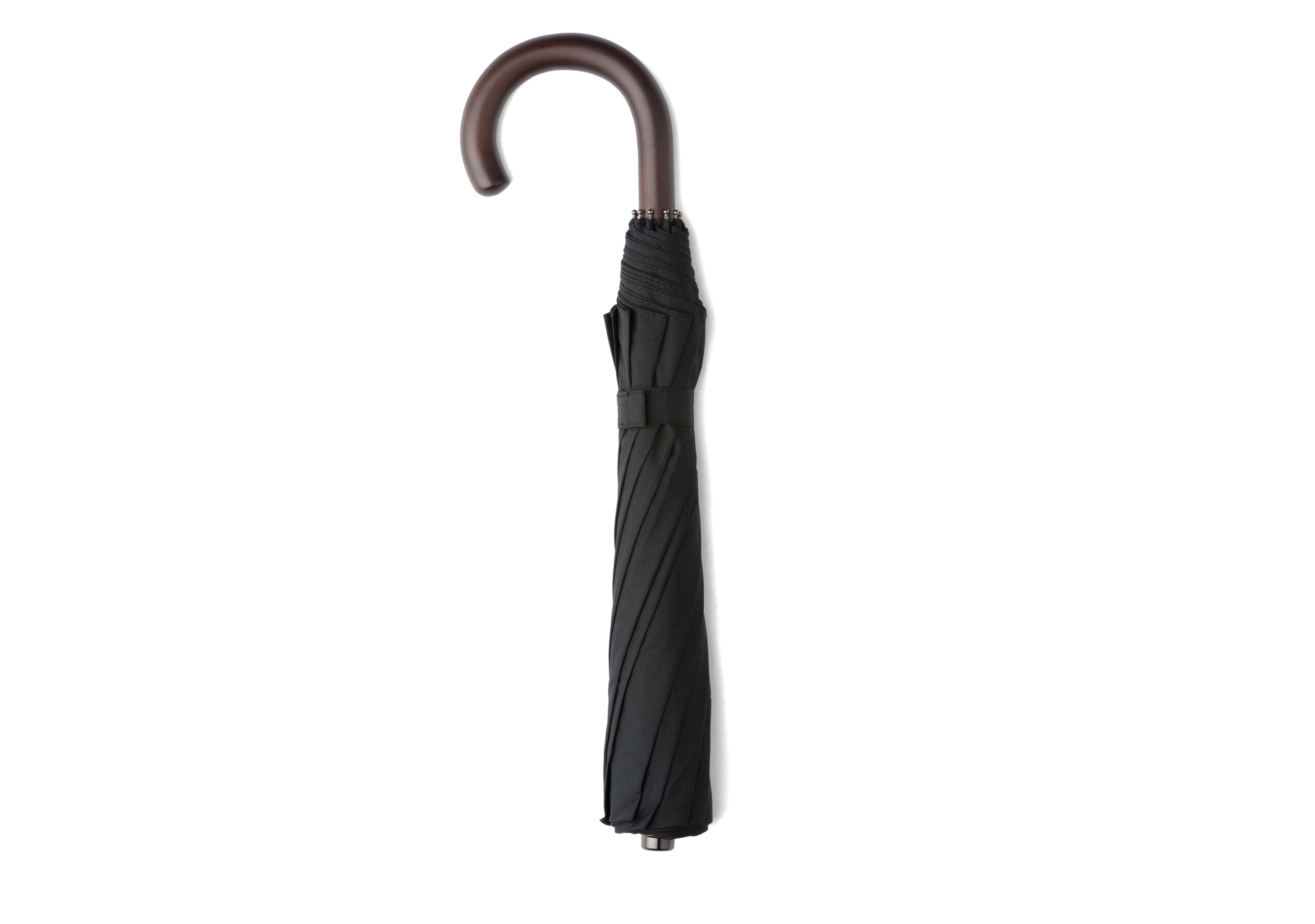 Telescopic umbrella Maple Handle Black