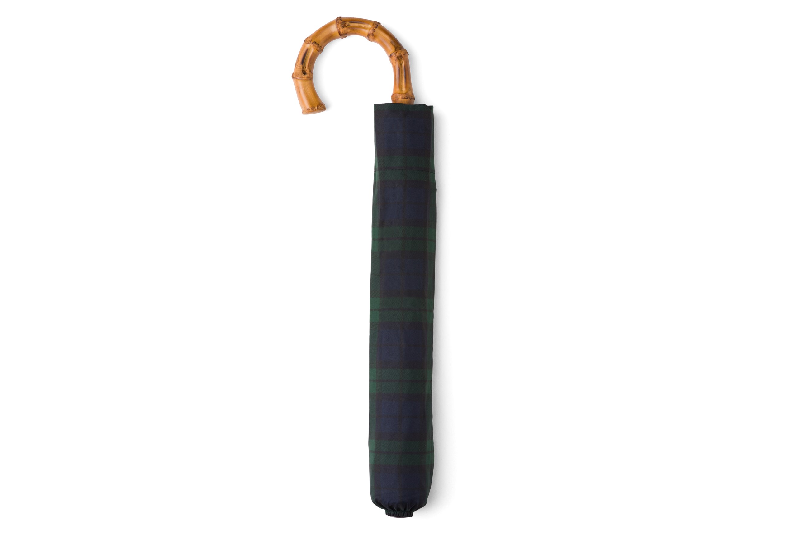 Telescopic umbrella Church's Tartan Whangee Handle Multicolored