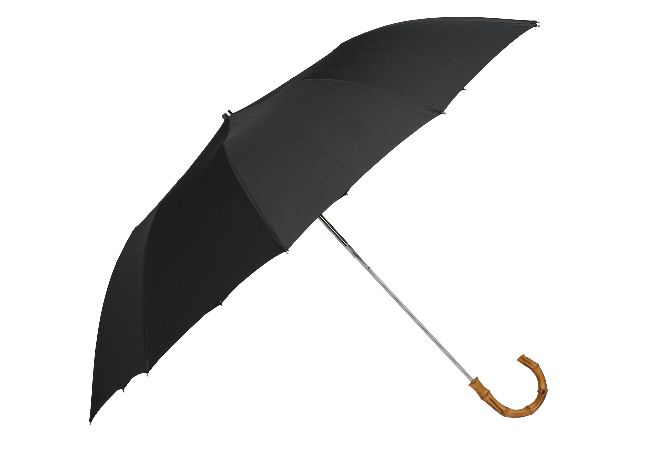 Telescopic umbrella Church's Whangee Handle Black