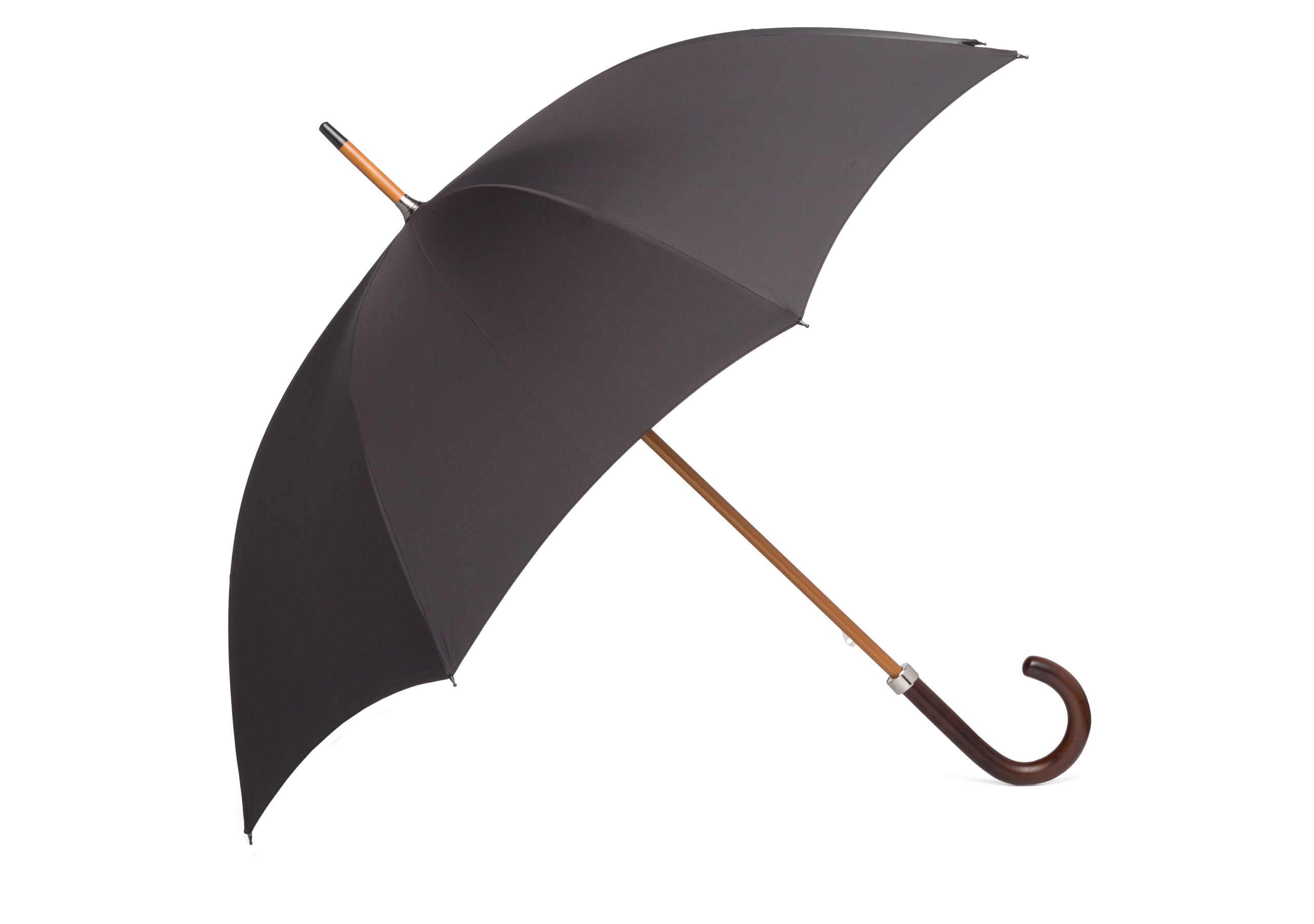 Umbrella rgs1 24  0 Church's Umbrella with Maple wood handle Black