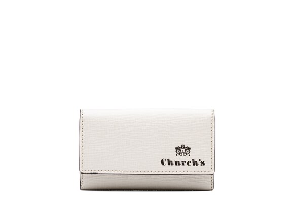 Church's Key holder St Jamesレザー キーホルダー オフホワイト/ブラック
