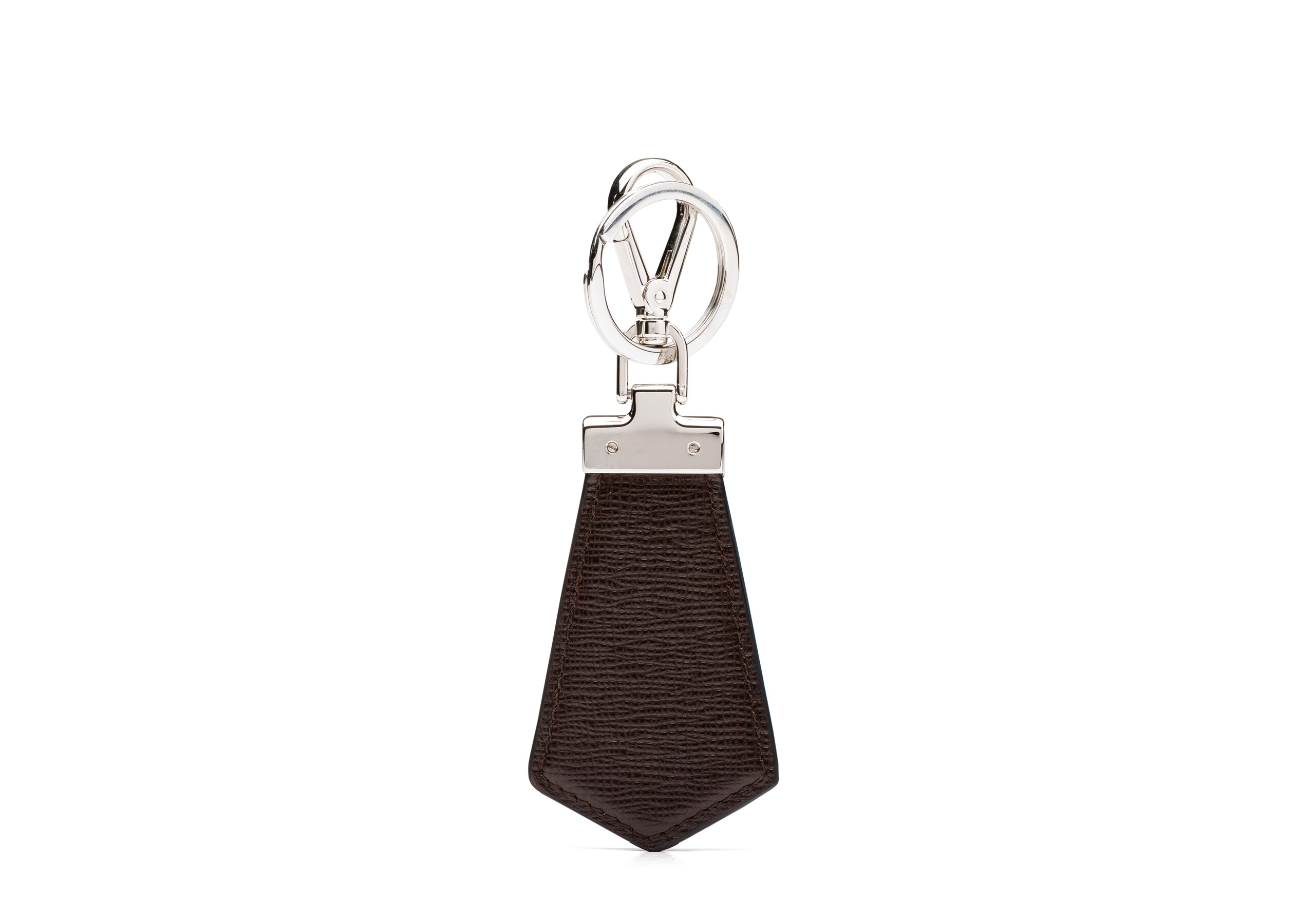 Tab keyring Church's Porte-clés en cuir St. James Marron