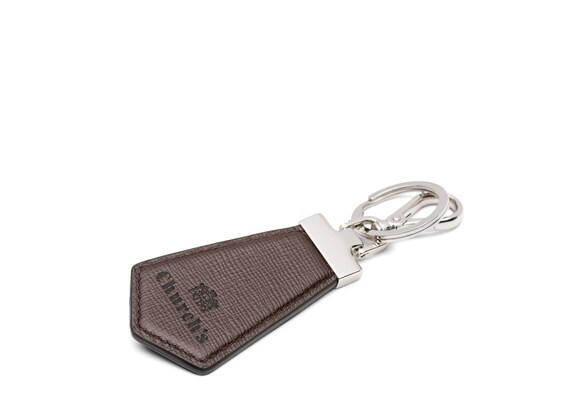 Church's Tab keyring St Jamesレザー キーリング ダークブラウン