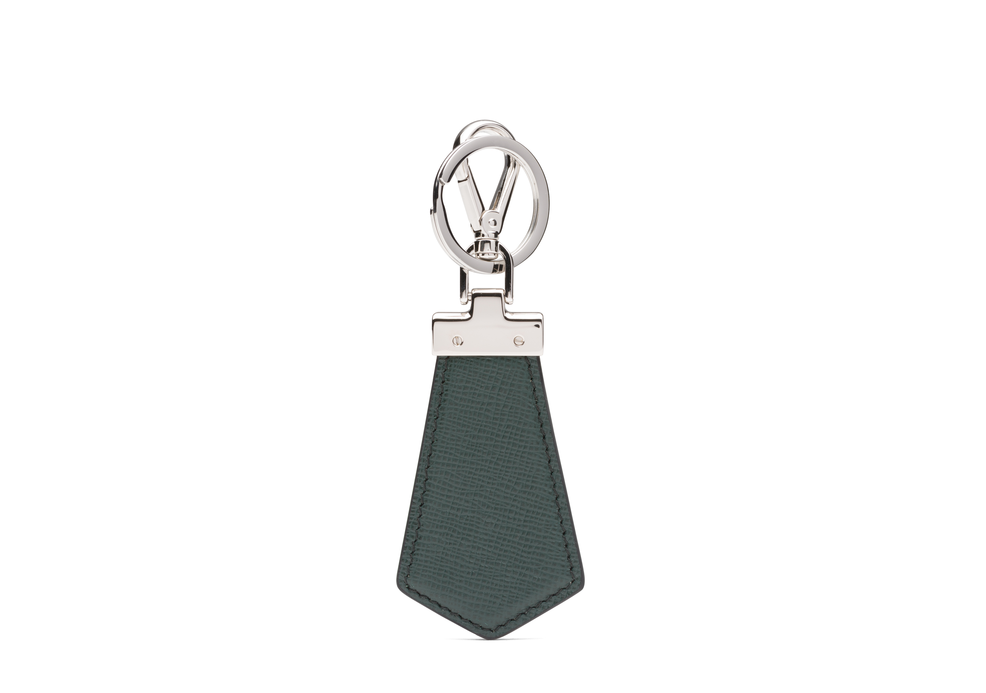 Tab Keyring St James Leather Keyring Green Church S