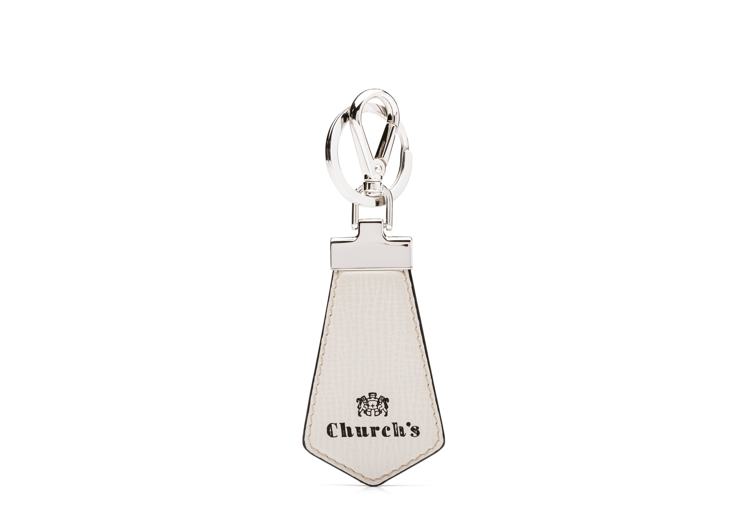 Tab keyring Church's St James Leather Keyring Neutral