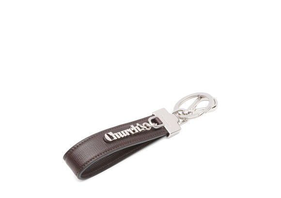 Church's Loop keyring St Jamesレザー キーリング ダークブラウン