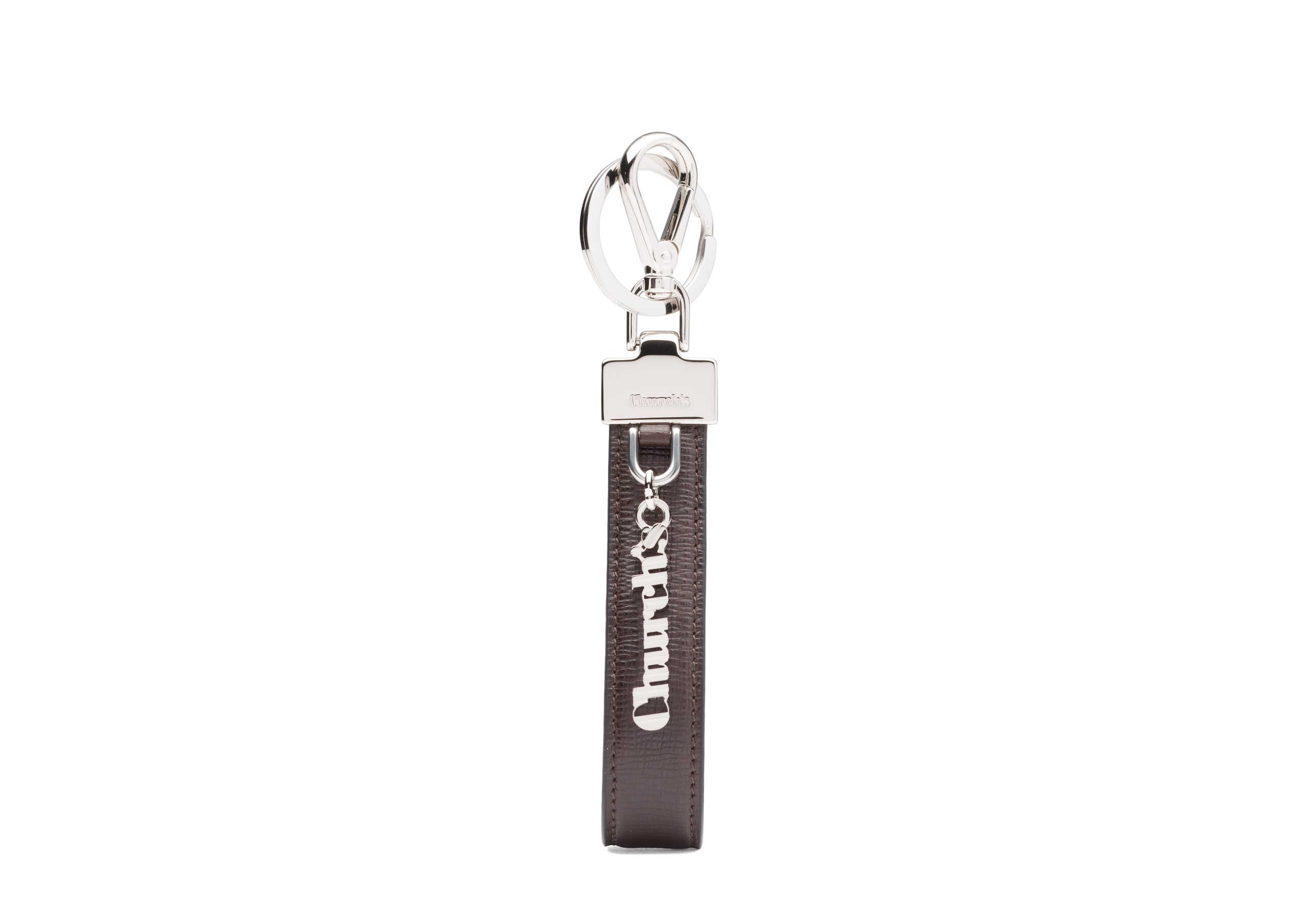Loop keyring Church's St James Leather Keyring Brown