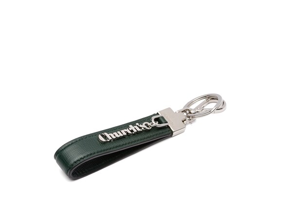Church's Loop keyring St Jamesレザー キーリング ダークグリーン