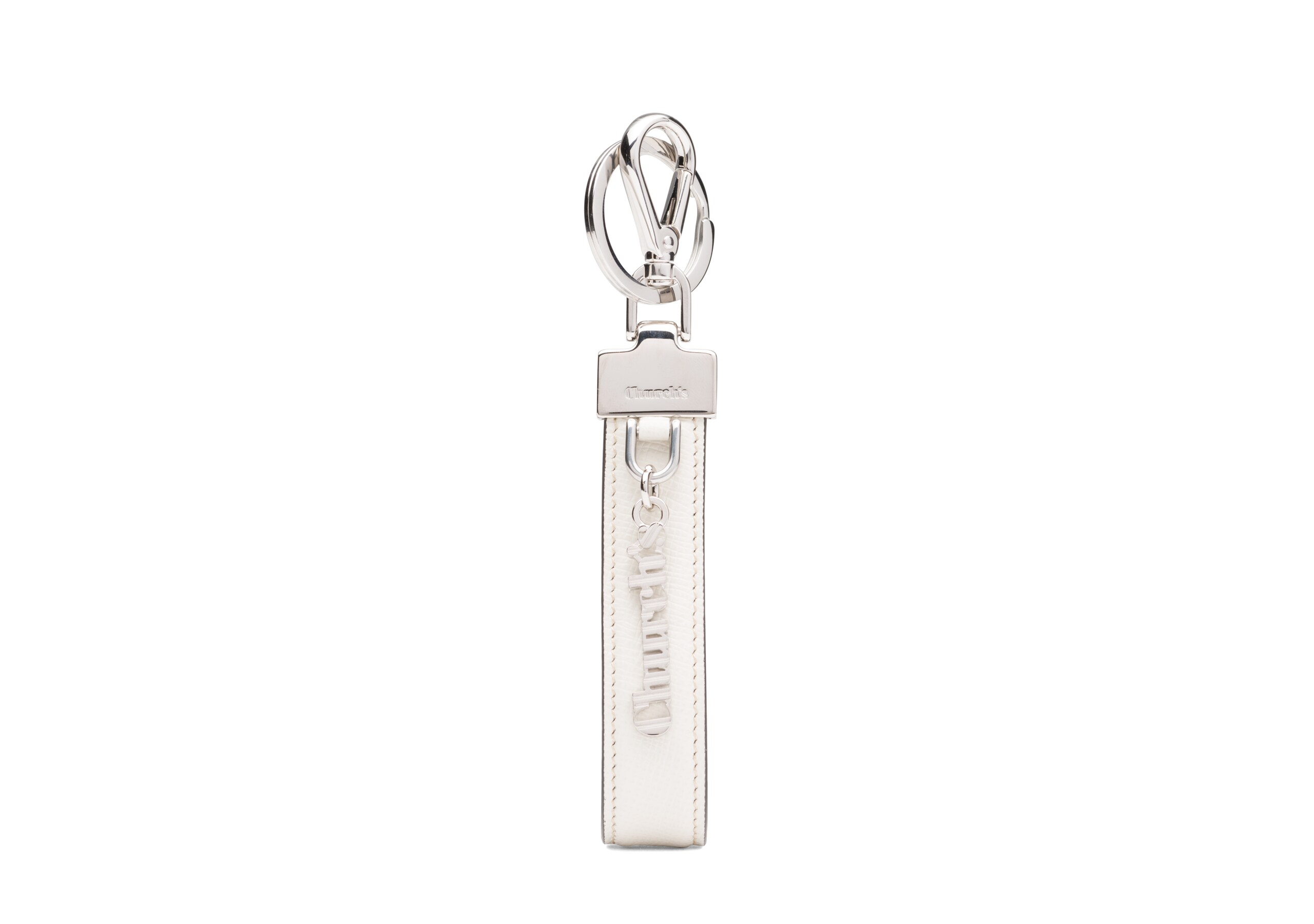 Loop keyring Church's St James Leather Keyring Neutral