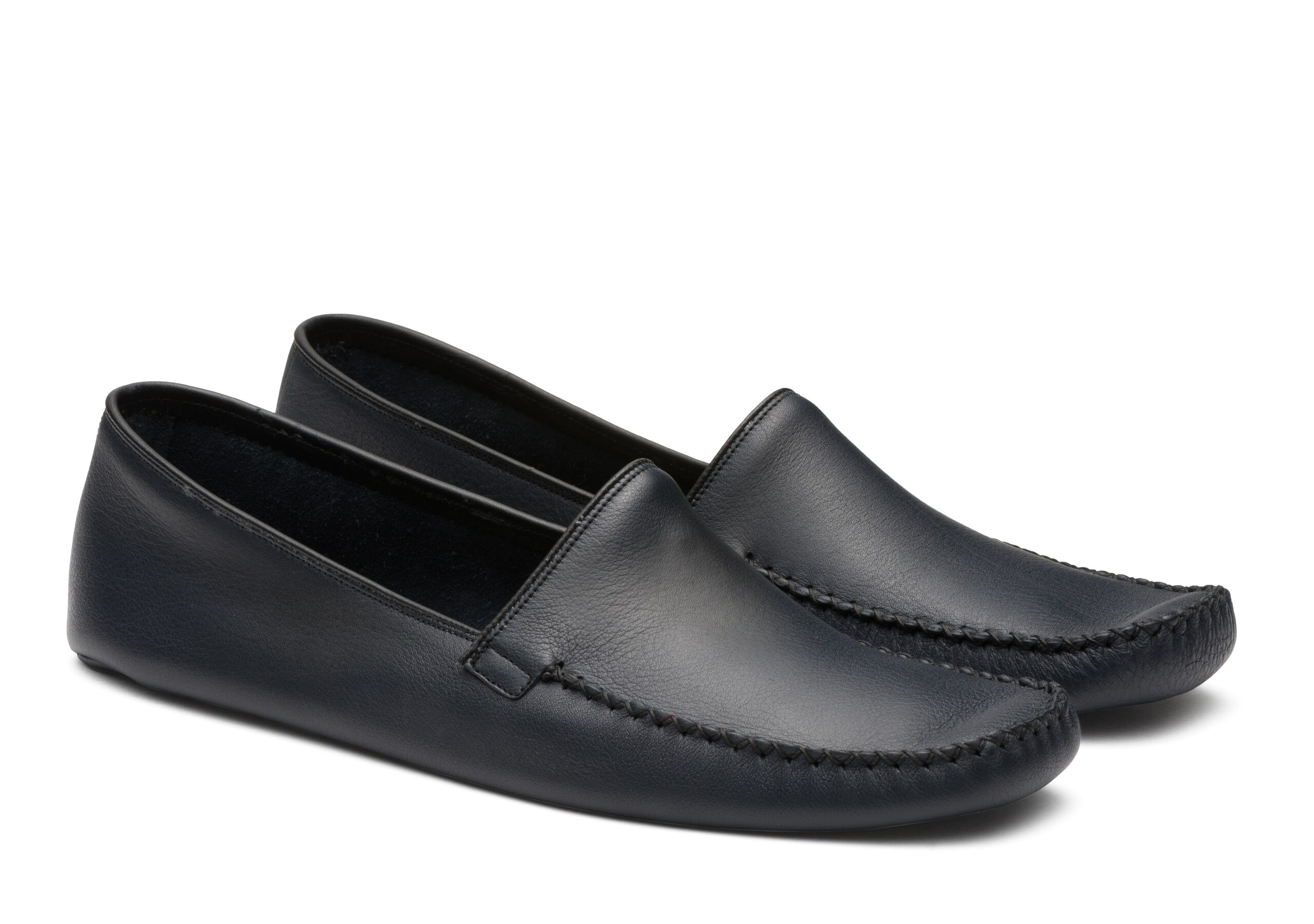 Limos 4 f 64 Church's Daino Leather Grecian Slipper Blue
