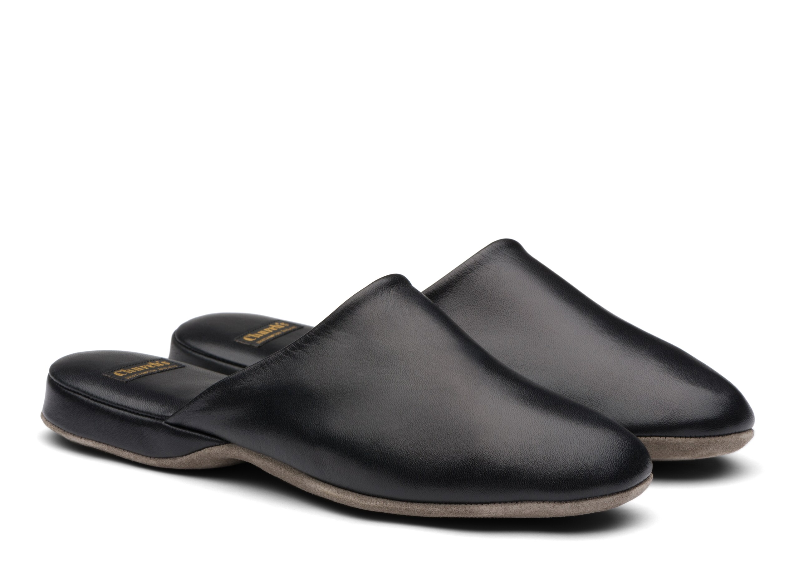 Arran 03 Church's ナッパレザー スリッパ ブラック