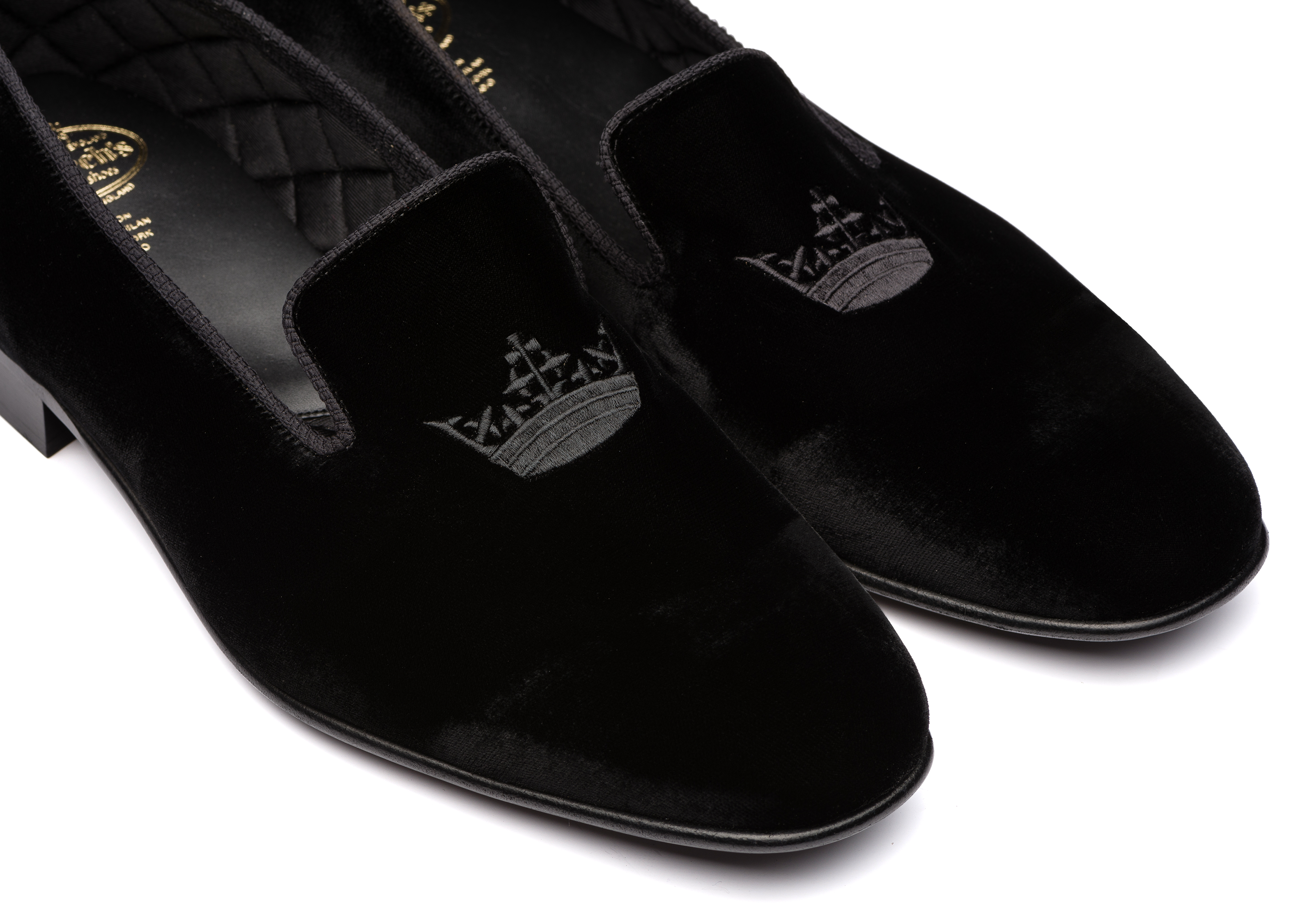 Church's clearance velvet slippers
