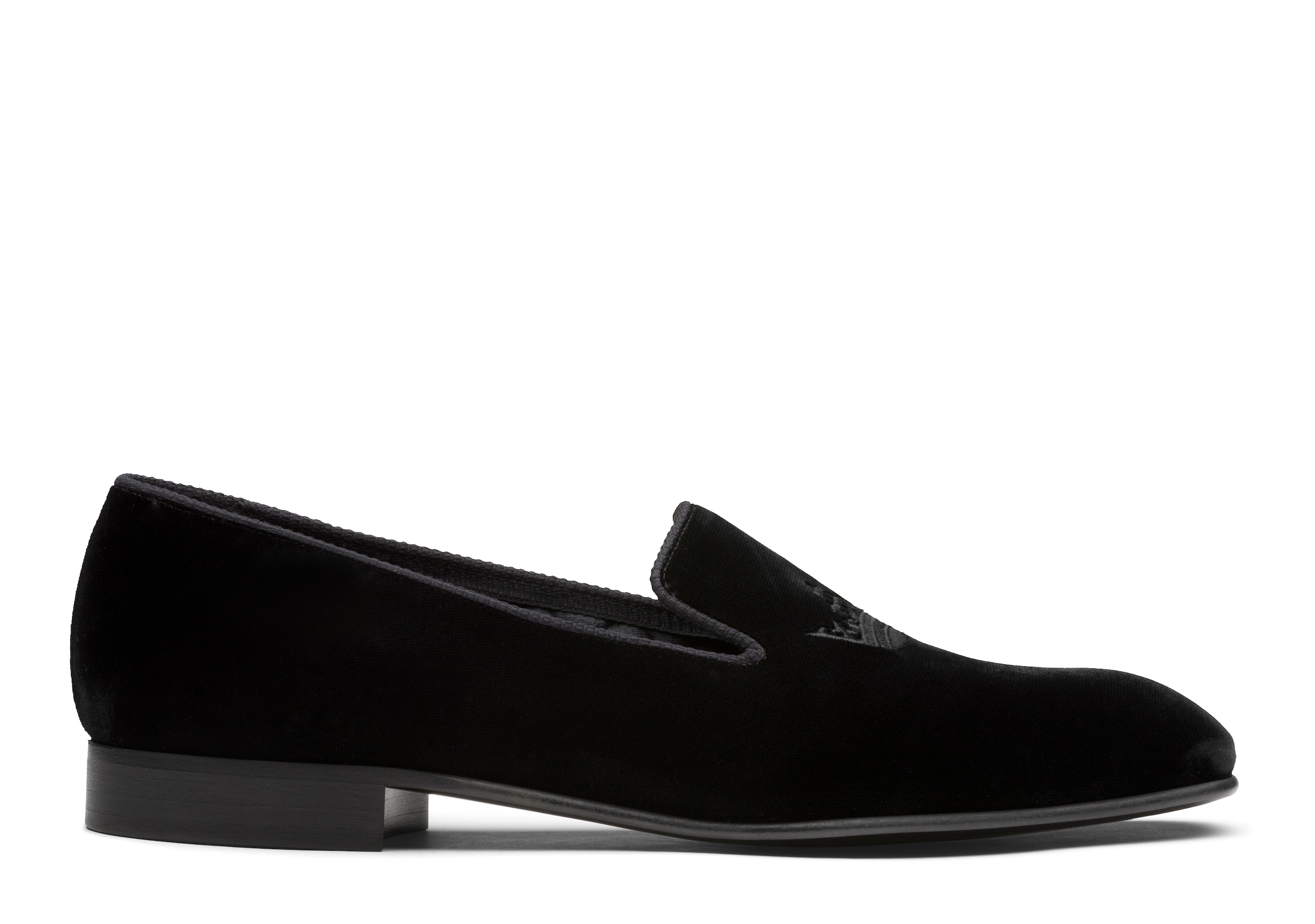 Sovereign 2 Church's Mocassino in Velluto Crown Nero
