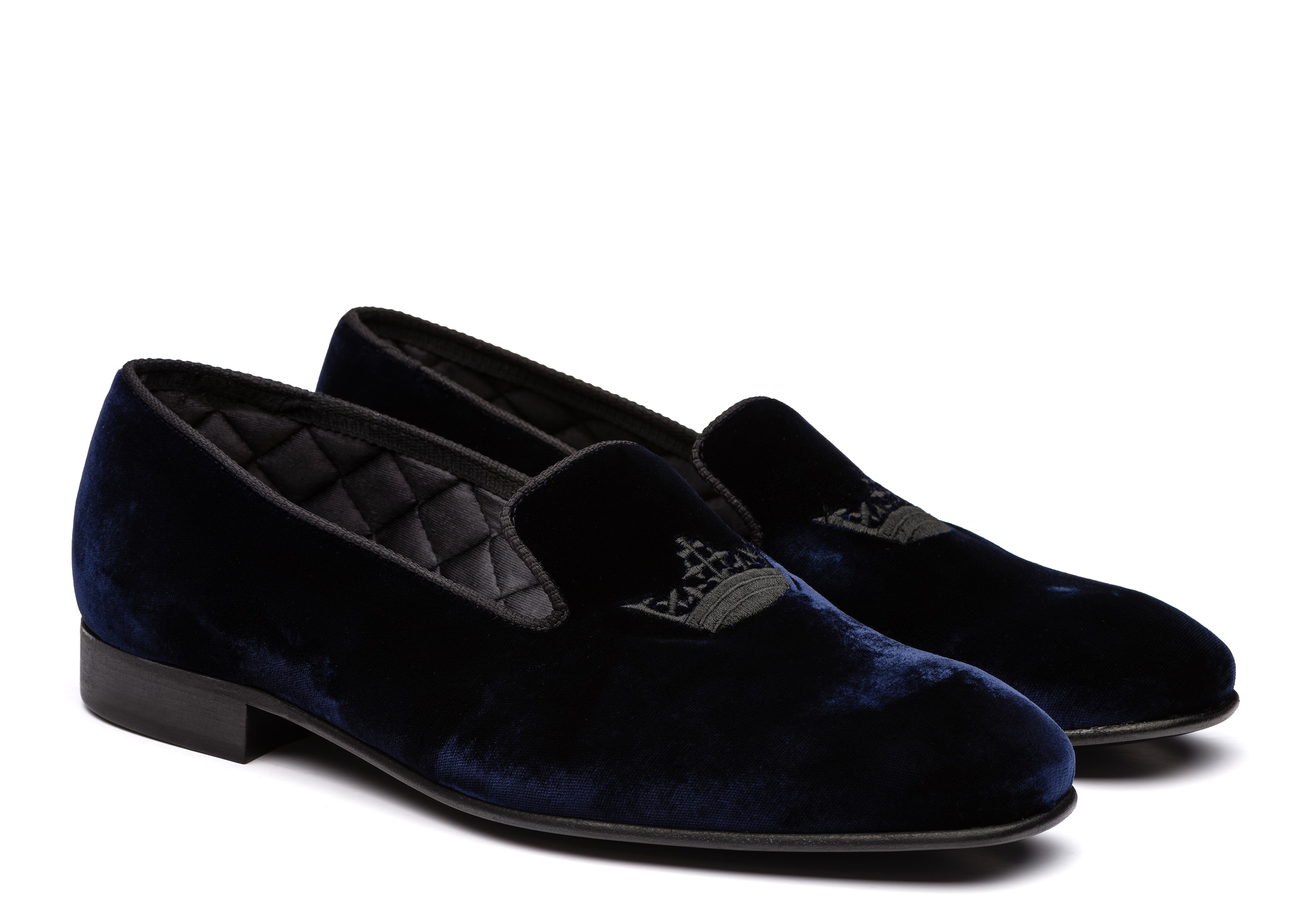 Sovereign 2 Church's Velvet Crown Loafer Blue