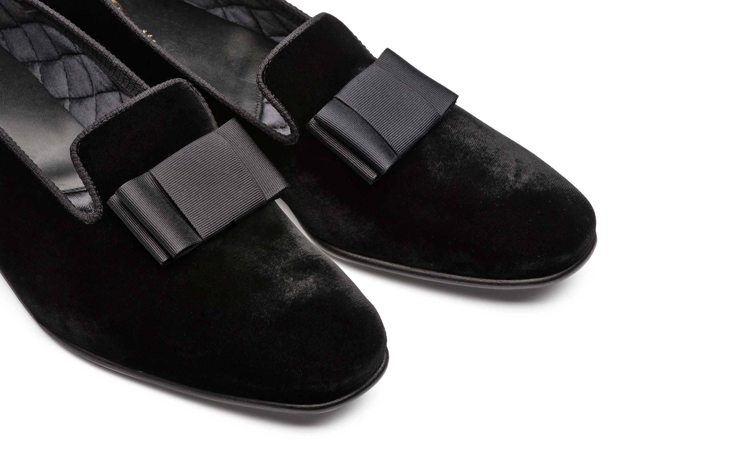Witham Church's Mocassin en Velours, Couronne Noir