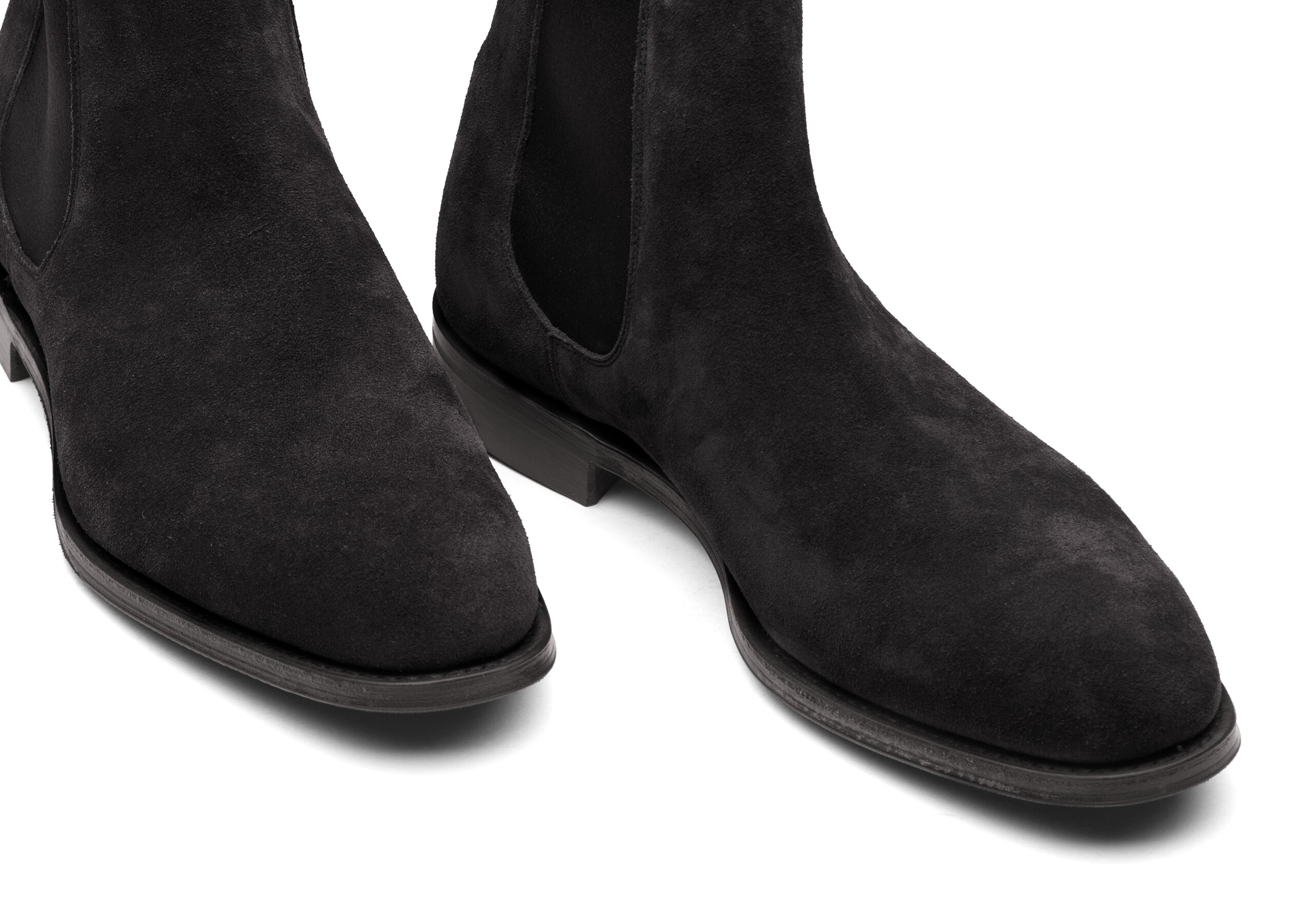 Amberley r173 Church's Suede Chelsea Boot Black