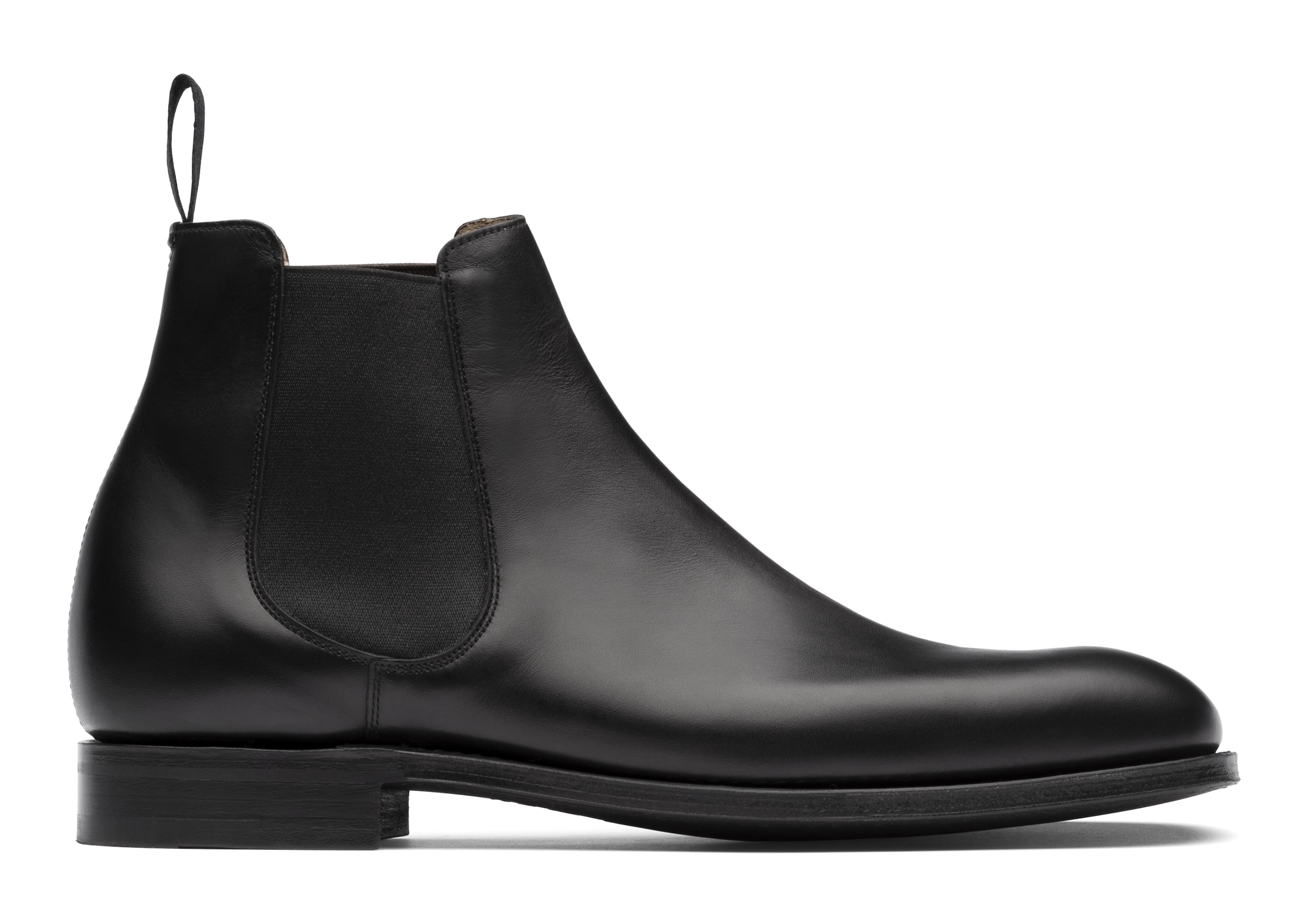 Amberley r173 Church's Botte Chelsea en Cuir de Veau Noir