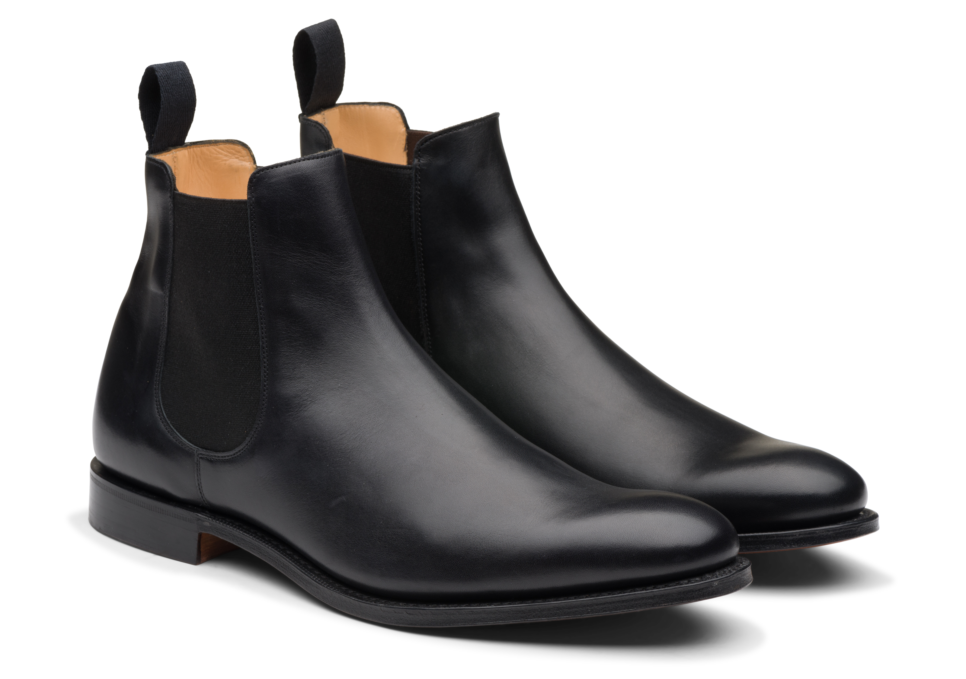 Black Calf Leather Chelsea Boot Church s
