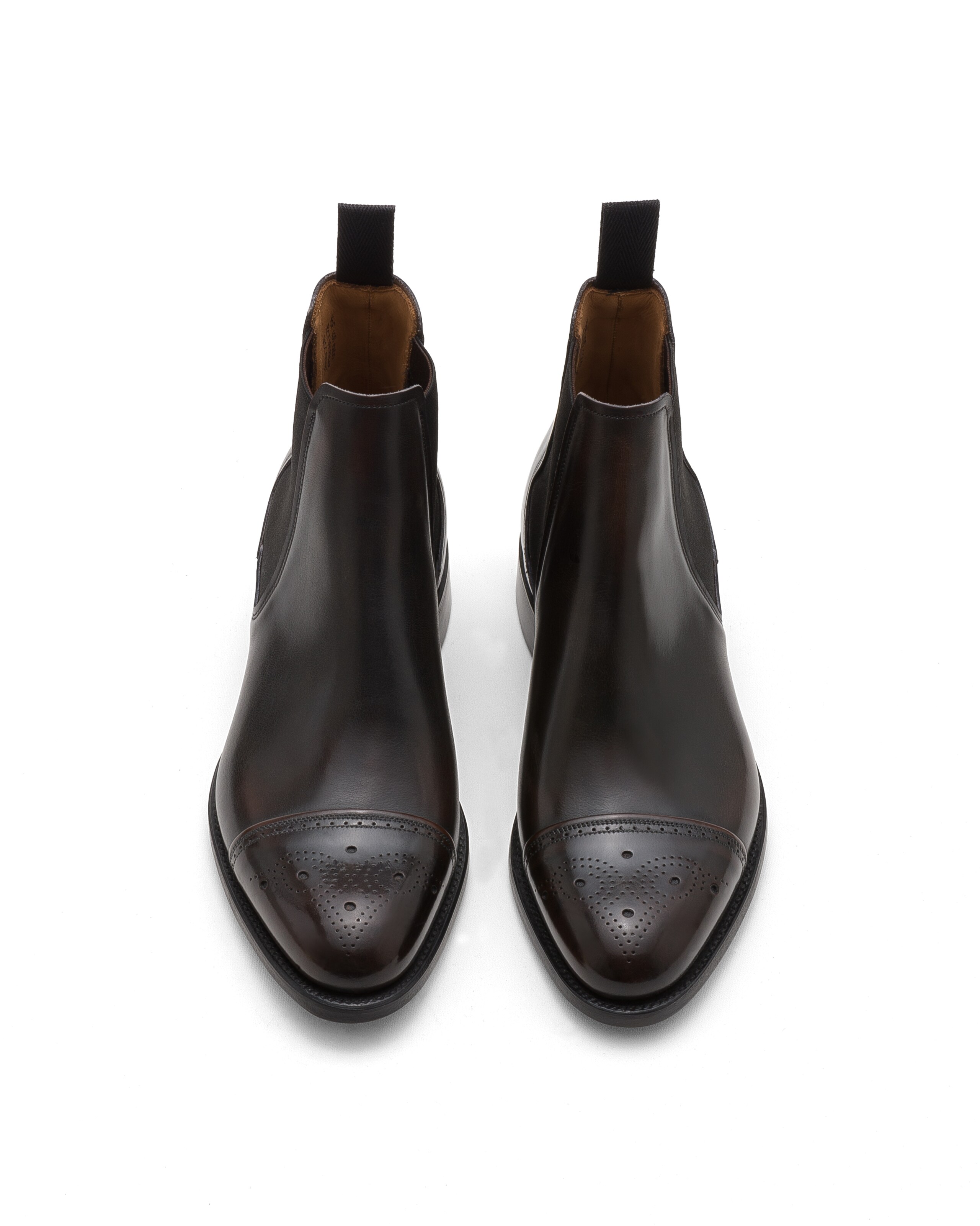 Viscount Church's Calf Leather Brogue Boot Brown