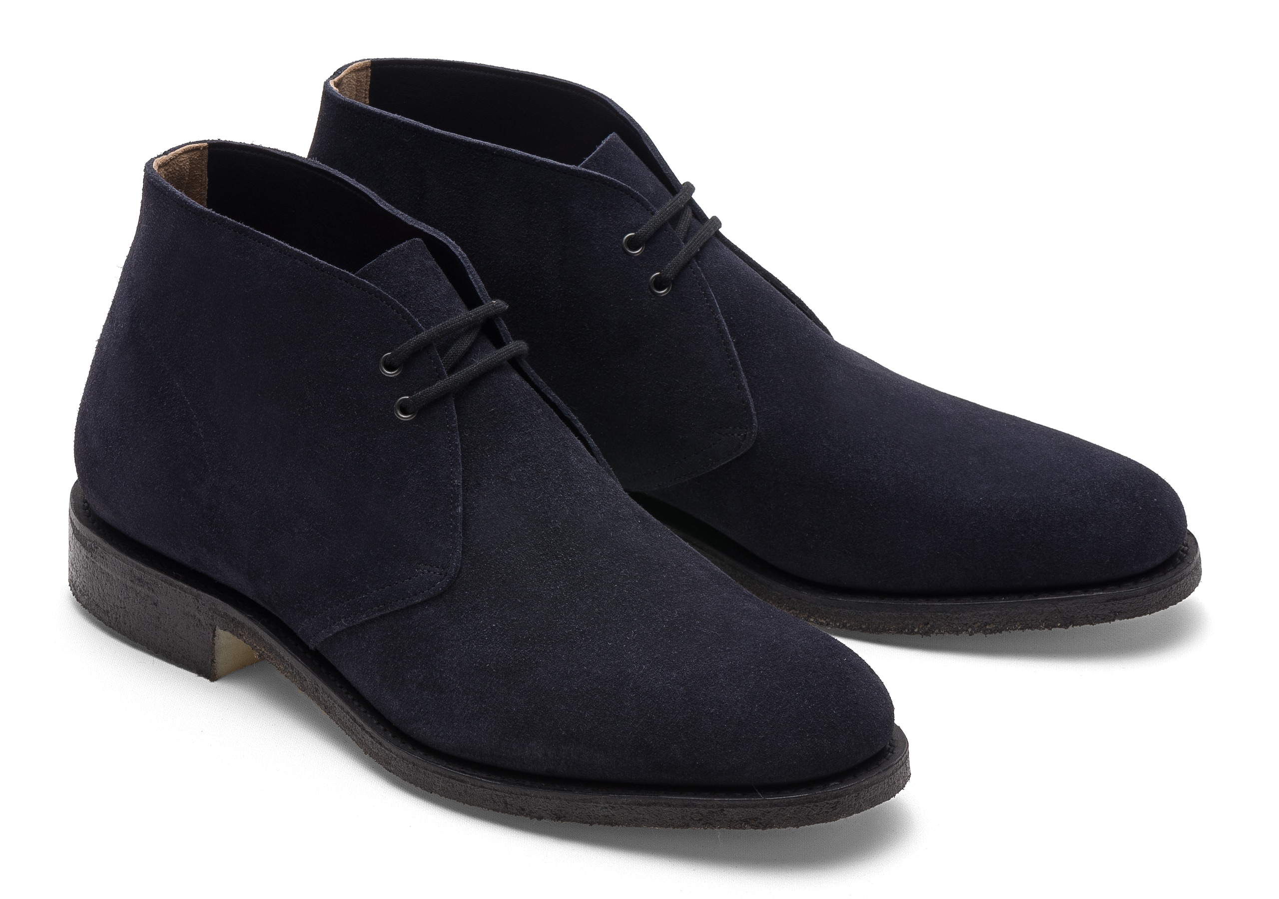 Men s Suede Desert Boot Blue Church s