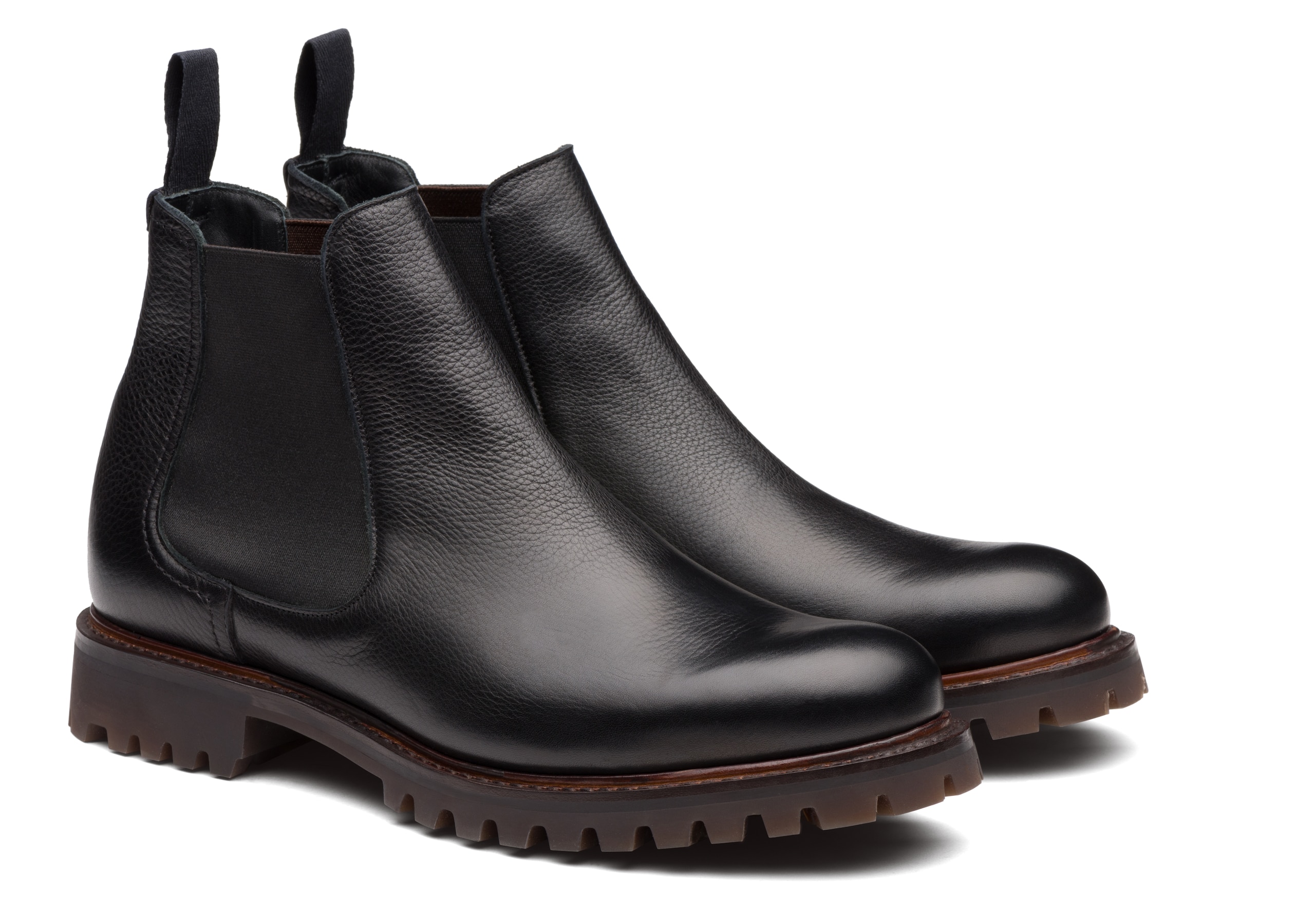 Cornwood Soft Grain Leather Chelsea Boot Black Church's