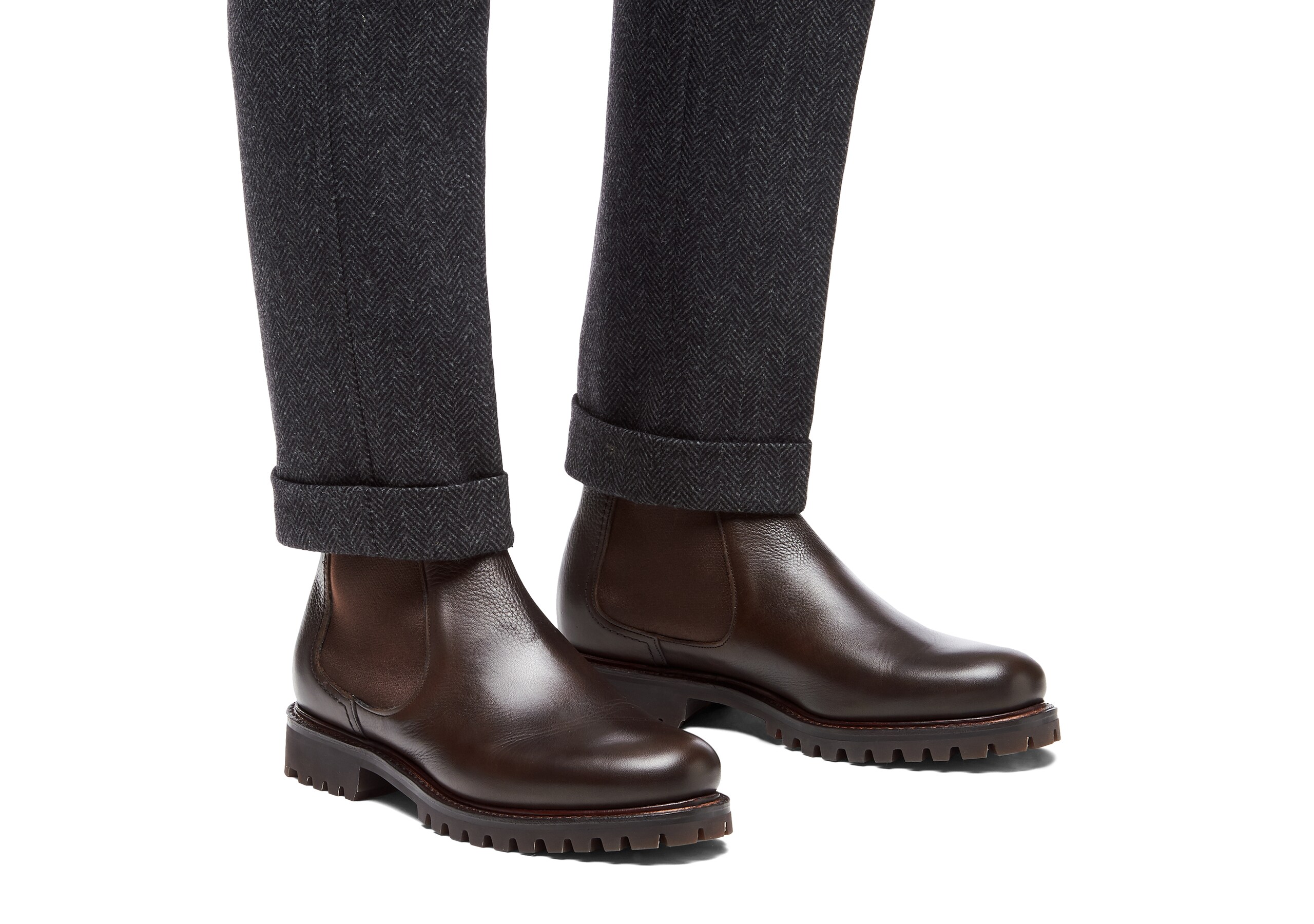 Cornwood Soft Grain Leather Chelsea Boot Brown | Church's